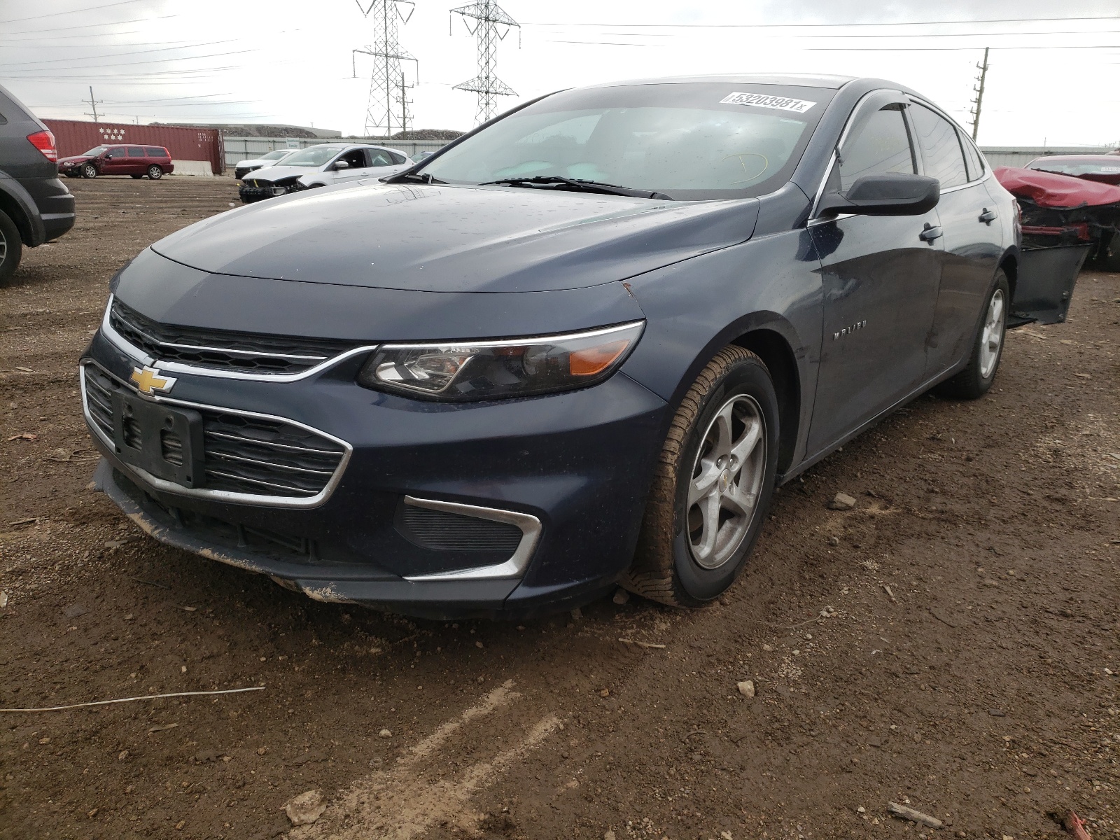 Photo 2 from auction – 2016 CHEVROLET MALIBU LS with VIN 1G1ZB5ST6GF357169