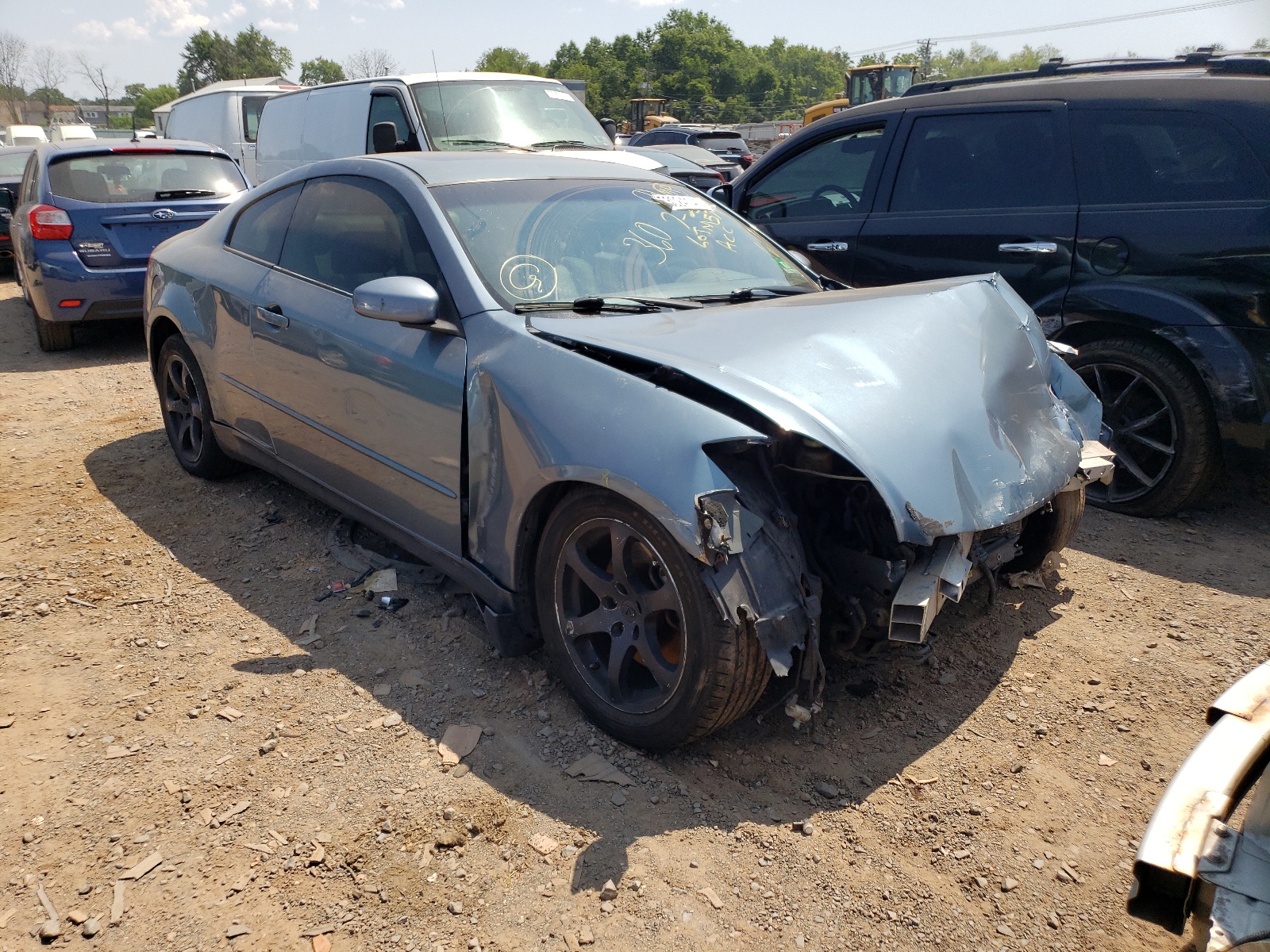 INFINITI G35 2005 with VIN JNKCV54E35M402580 - Photo from auction