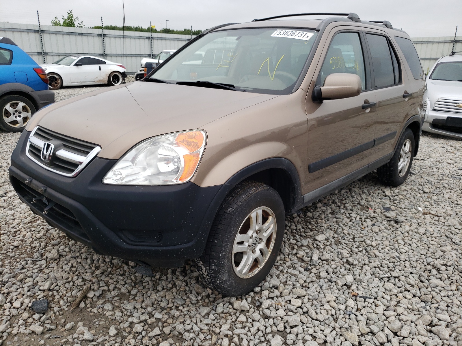 Photo 2 from auction – 2002 HONDA CR-V EX with VIN JHLRD78812C092738