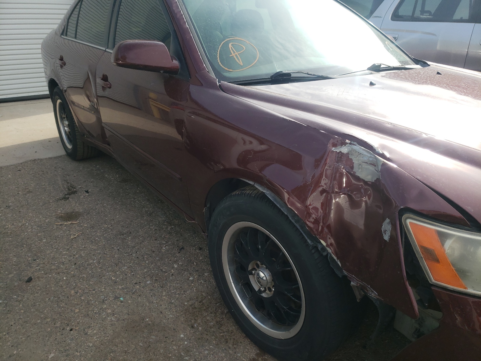 Photo 9 from auction – 2008 HYUNDAI SONATA GLS with VIN 5NPET46F68H396692