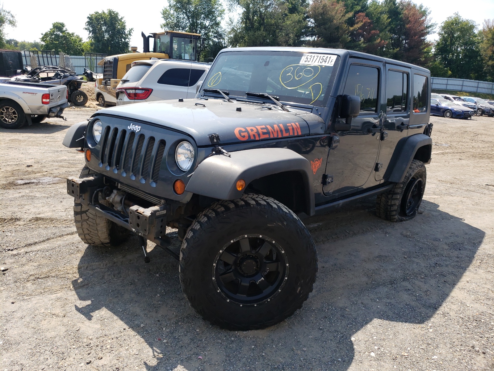 Photo 2 from auction – 2008 JEEP WRANGLER U with VIN 1J8GA69198L600884