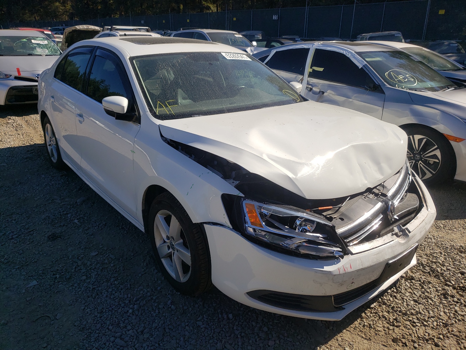 Photo 1 from auction – 2014 VOLKSWAGEN JETTA TDI with VIN 3VWLL7AJ2EM411633