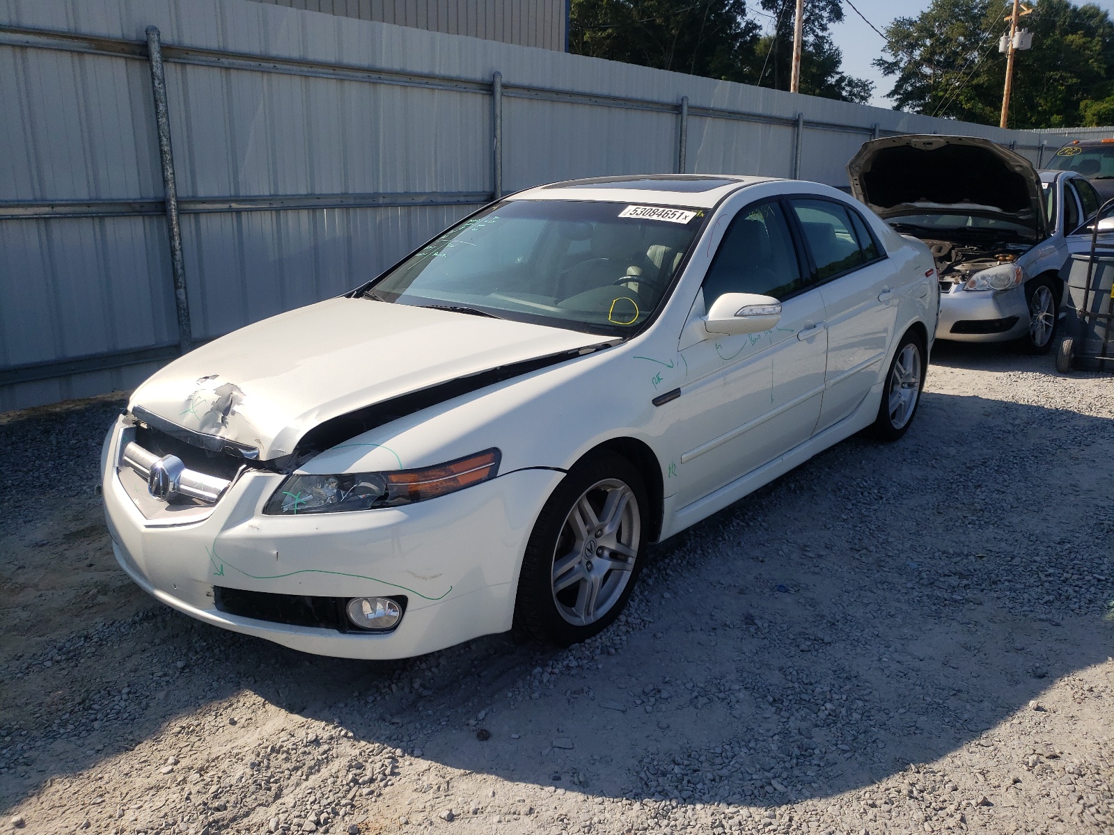 Photo 2 from auction – 2007 ACURA TL with VIN 19UUA66257A017361
