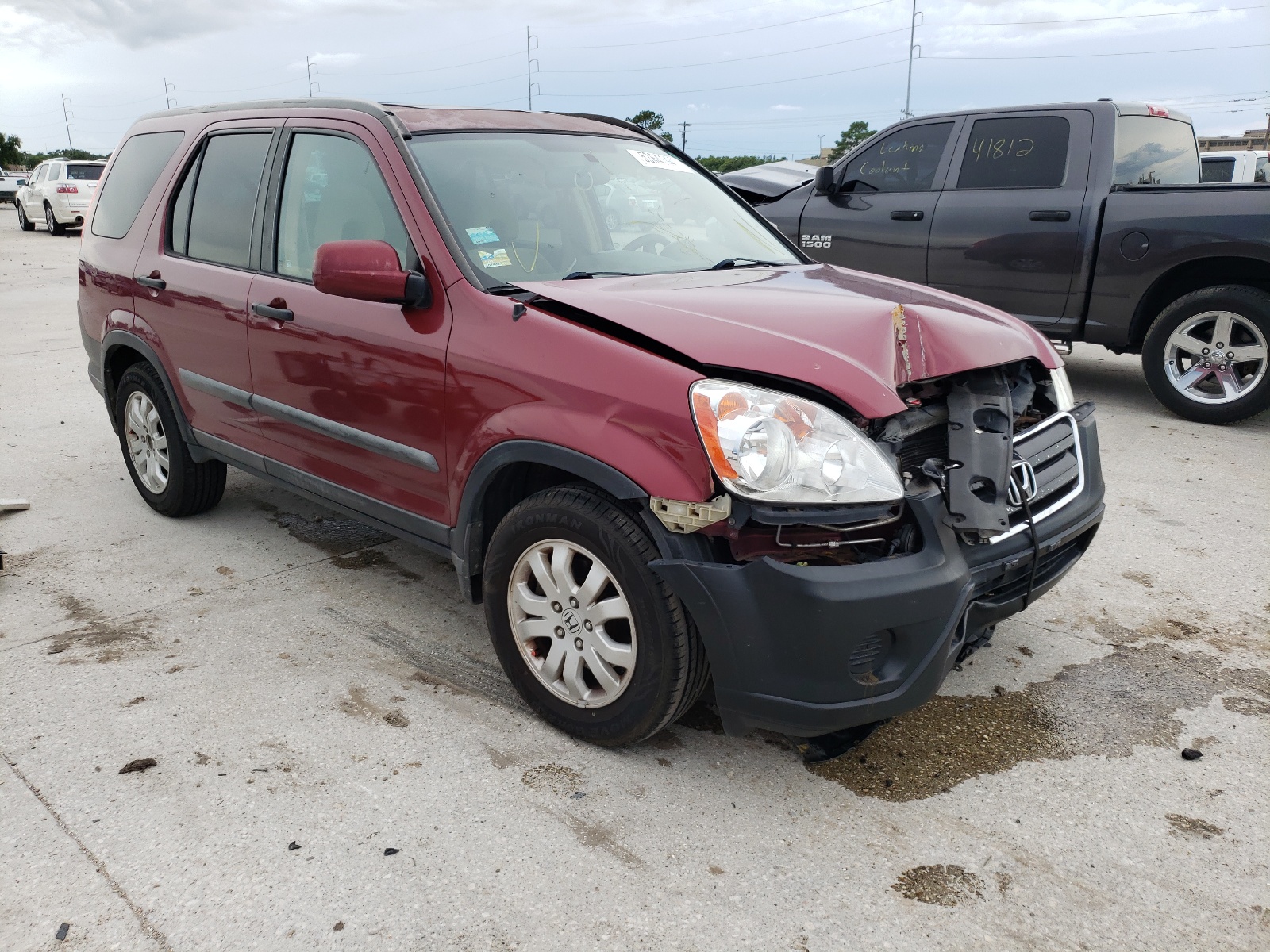 Photo 1 from auction – 2006 HONDA CR-V EX with VIN SHSRD78876U415480