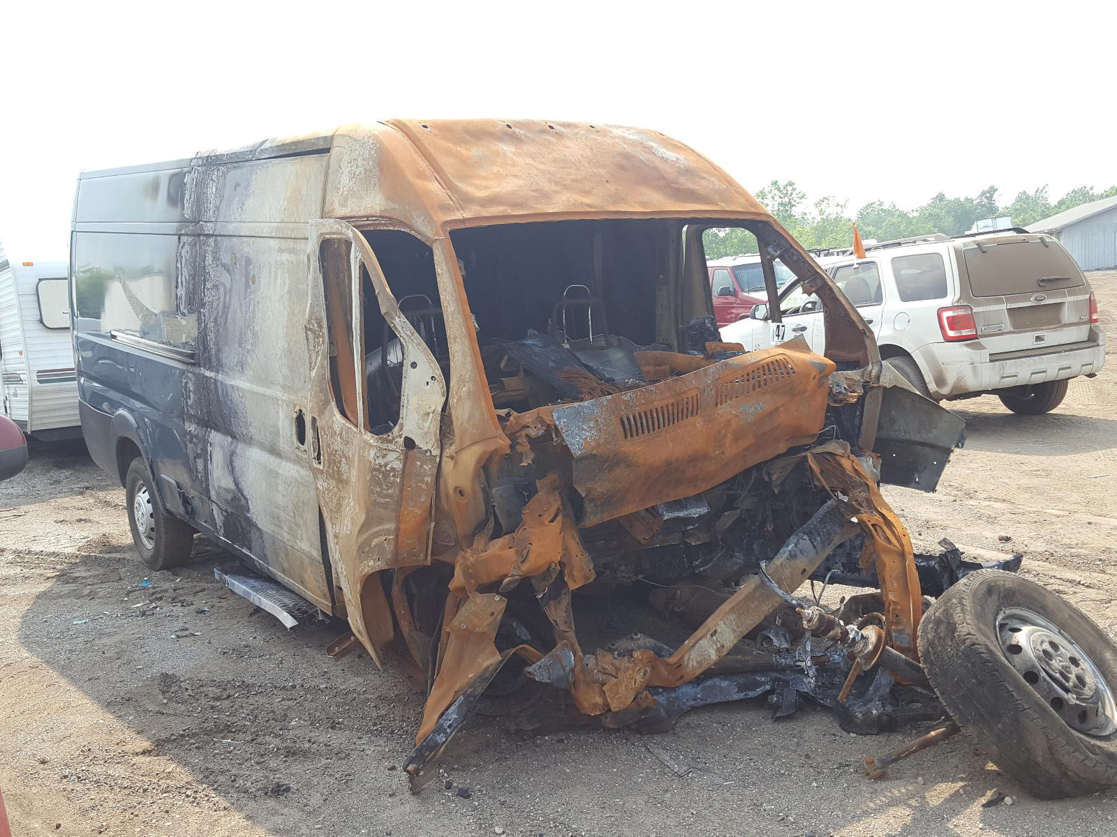 RAM PROMASTER 2019 with VIN 3C6URVJG5KE564499 - Photo from auction