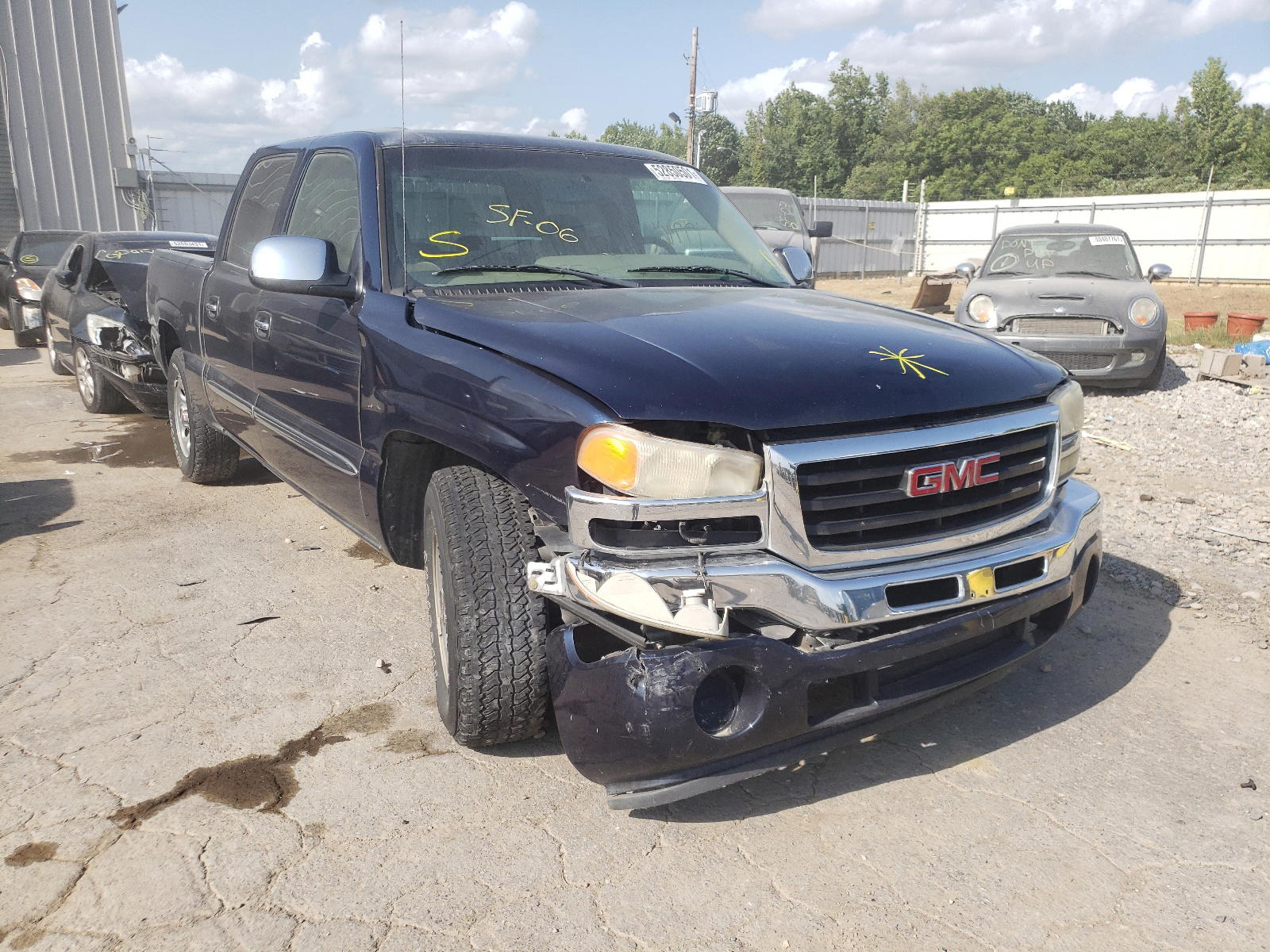 GMC NEW SIERRA 2006 with VIN 2GTEC13V161235708 - Photo from auction