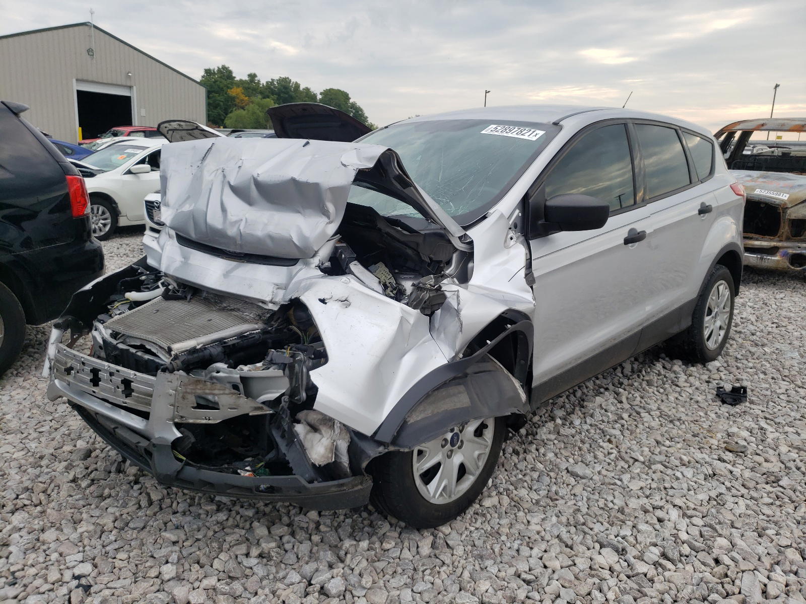 Photo 2 from auction – 2014 FORD ESCAPE S with VIN 1FMCU0F74EUD41757