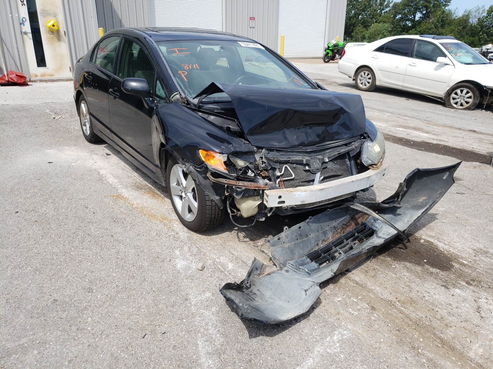 Photo 1 from auction – 2007 HONDA CIVIC EX with VIN 1HGFA168X7L095638