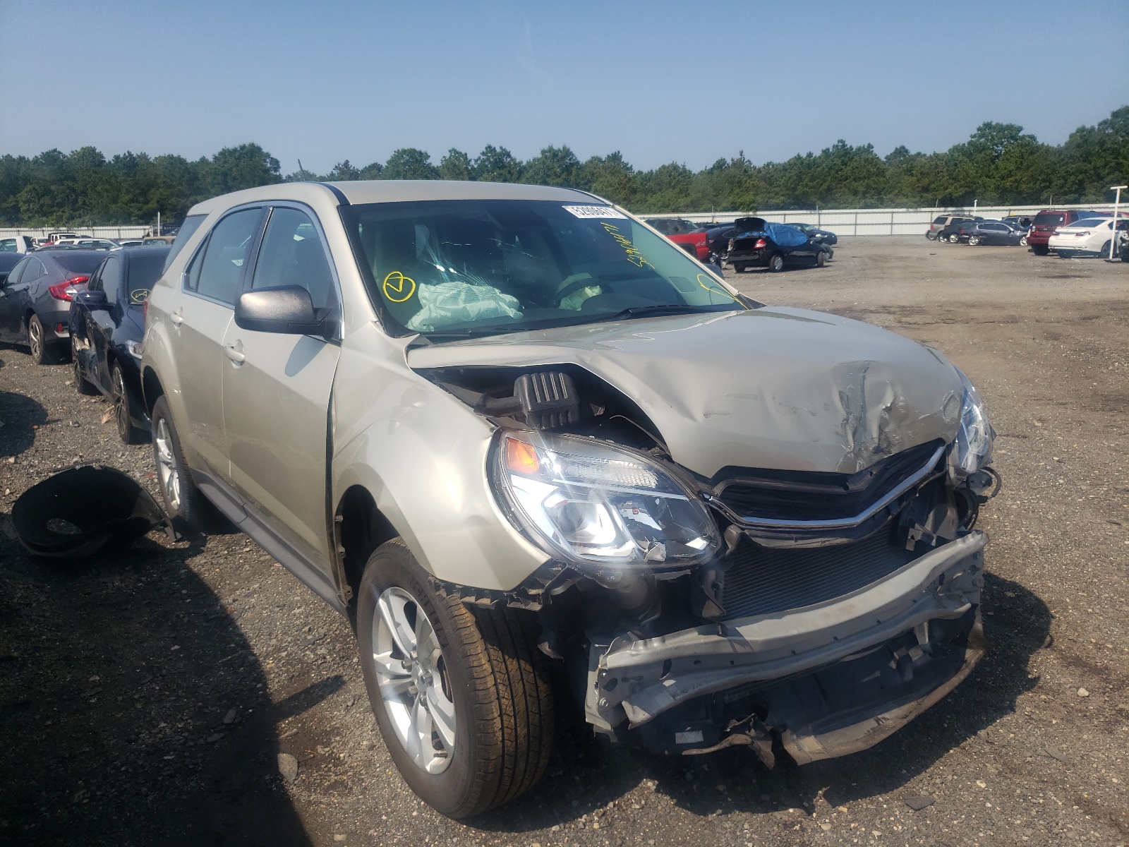 CHEVROLET EQUINOX LS 2016 with VIN 2GNALBEK2G1140865 - Photo from auction