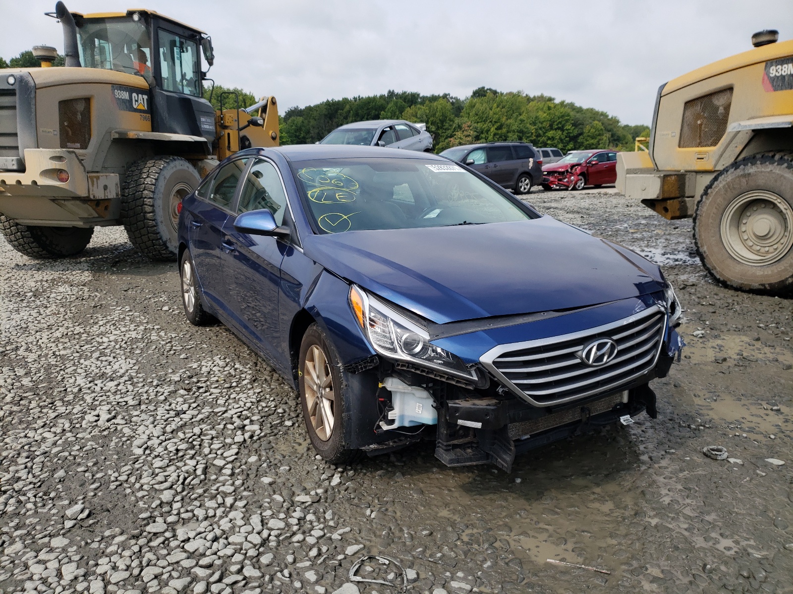 HYUNDAI SONATA SE 2016 with VIN 5NPE24AF7GH386178 - Photo from auction