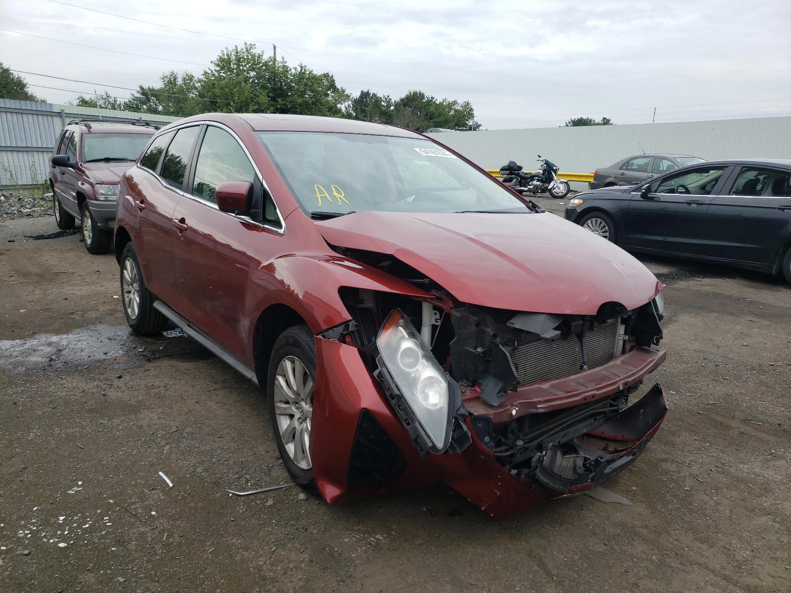 MAZDA CX-7 2011 with VIN JM3ER2BM9B0399847 - Photo from auction