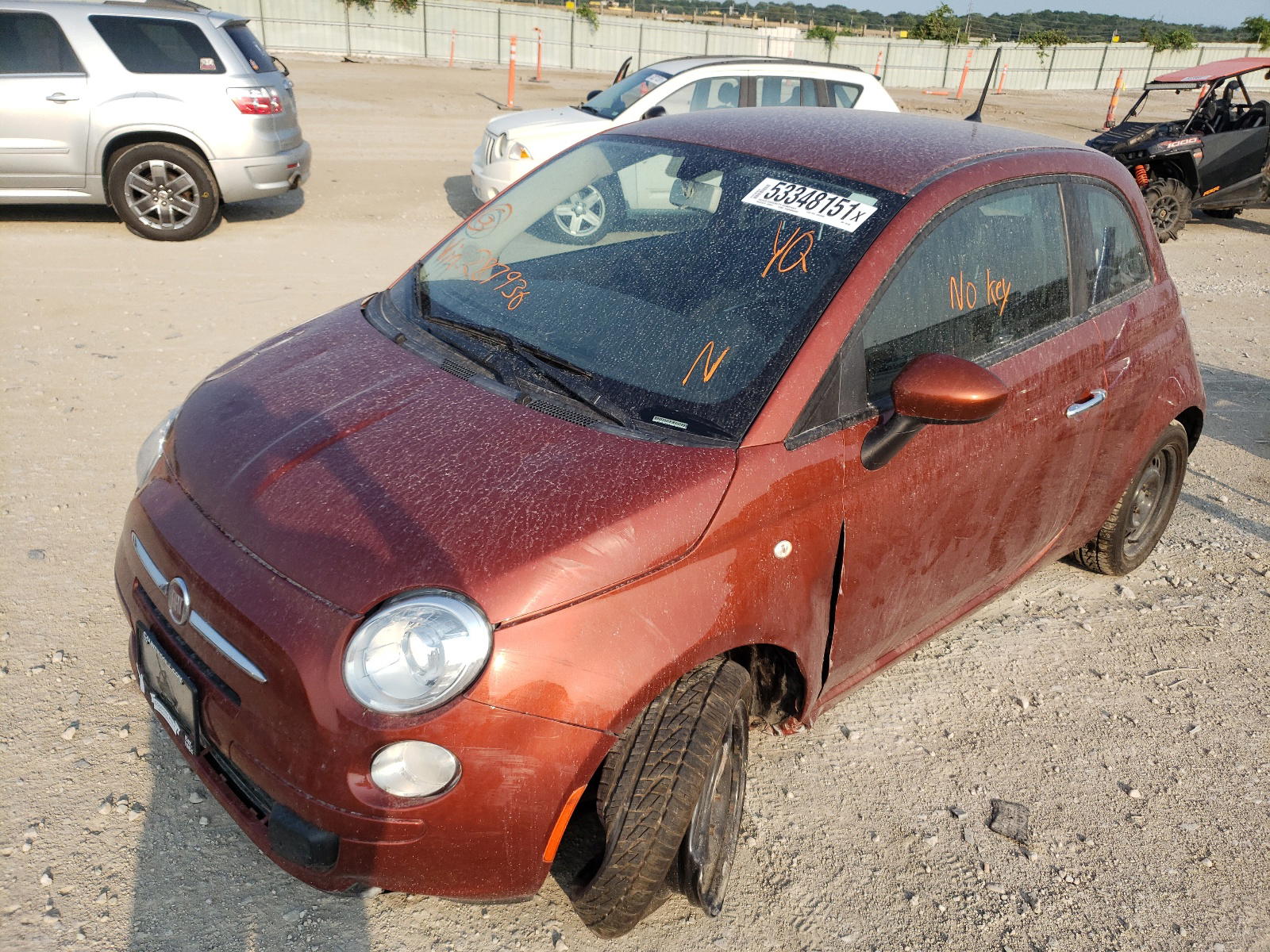 Photo 2 from auction – 2012 FIAT 500 POP with VIN 3C3CFFARXCT287936