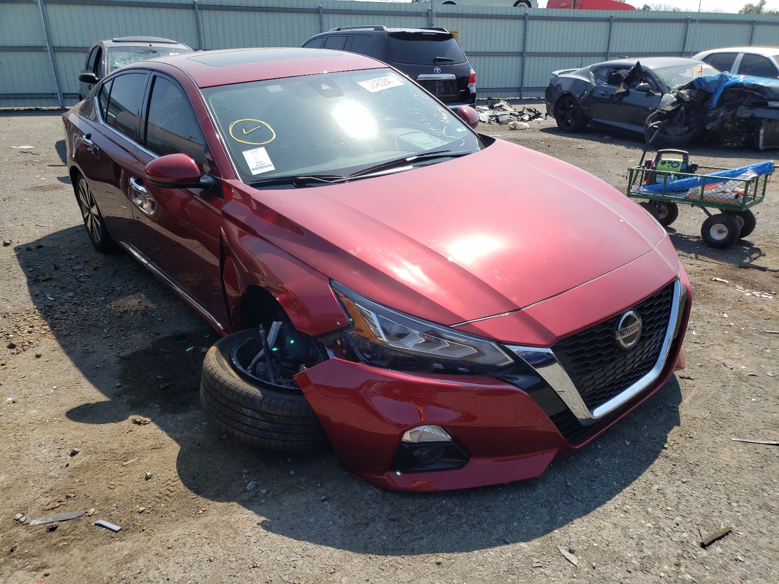NISSAN ALTIMA SV 2019 with VIN 1N4BL4DV5KC141473 - Photo from auction