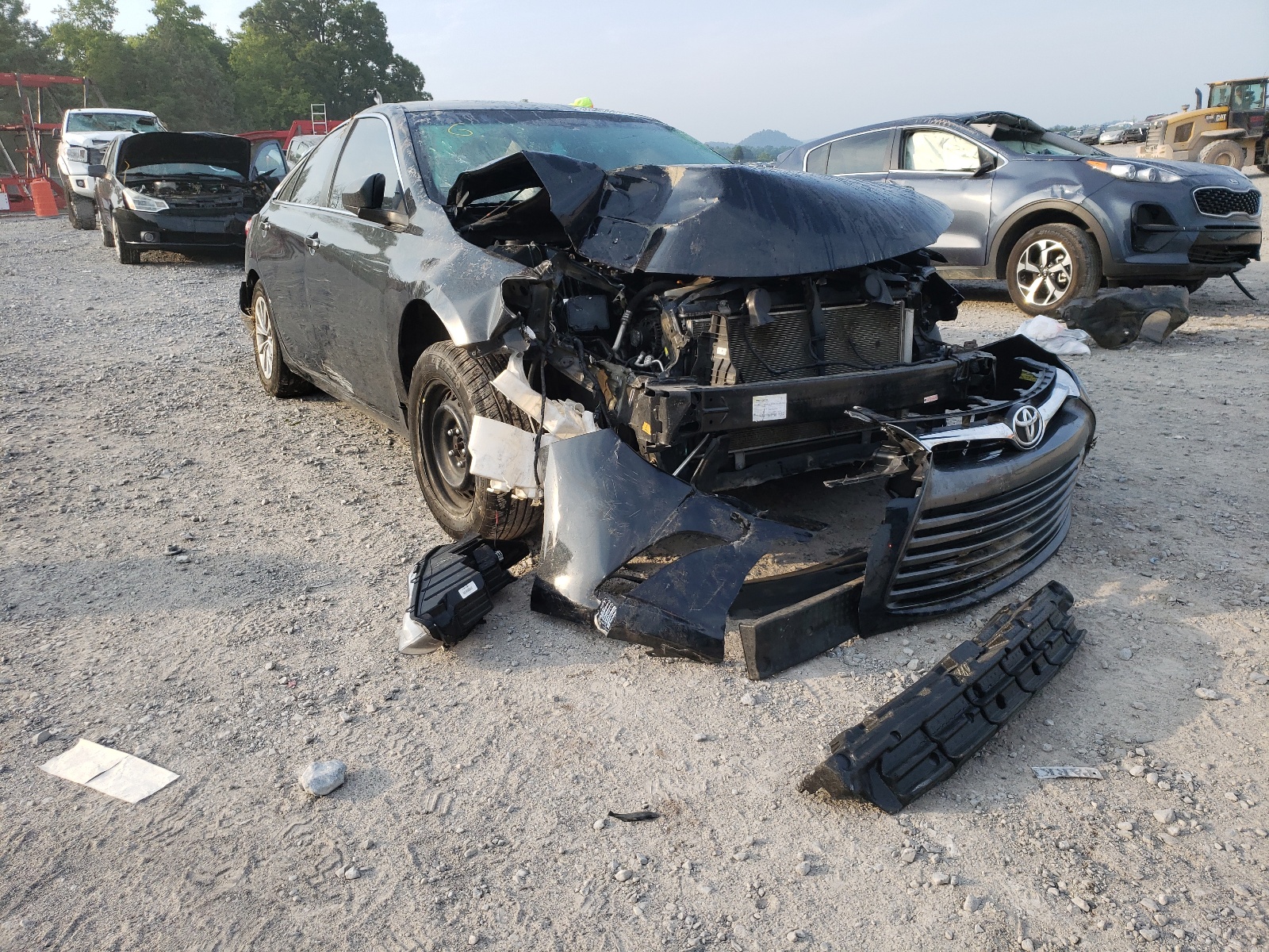 TOYOTA CAMRY LE 2017 with VIN 4T1BF1FK3HU429235 - Photo from auction