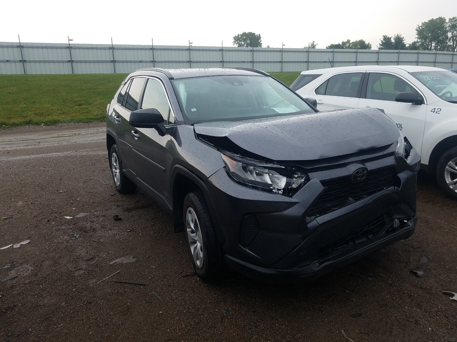 TOYOTA RAV4 LE 2021 with VIN 2T3F1RFV3MC225207 - Photo from auction