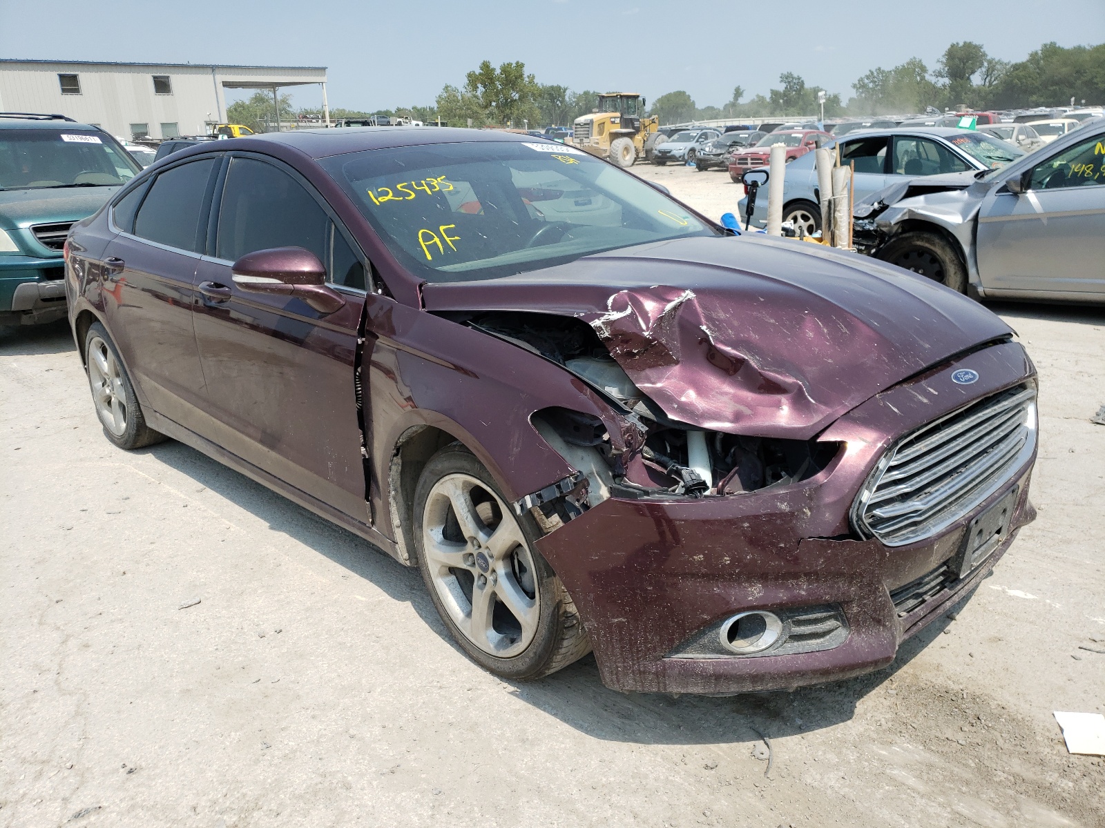 Photo 1 from auction – 2013 FORD FUSION SE with VIN 3FA6P0HR5DR125435
