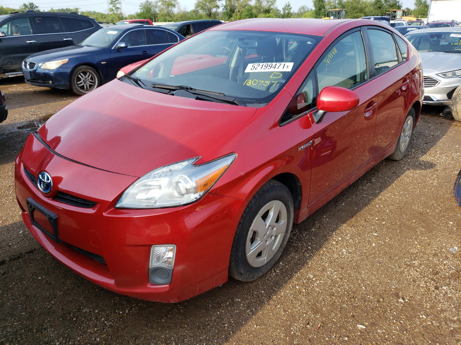 Photo 2 from auction – 2010 TOYOTA PRIUS with VIN JTDKN3DU0A0130757