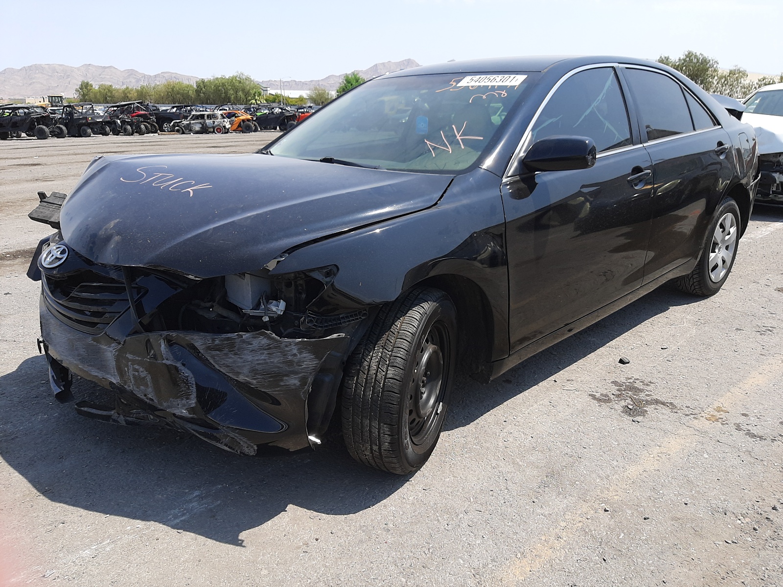 Photo 2 from auction – 2007 TOYOTA CAMRY CE with VIN JTNBE46K473063598