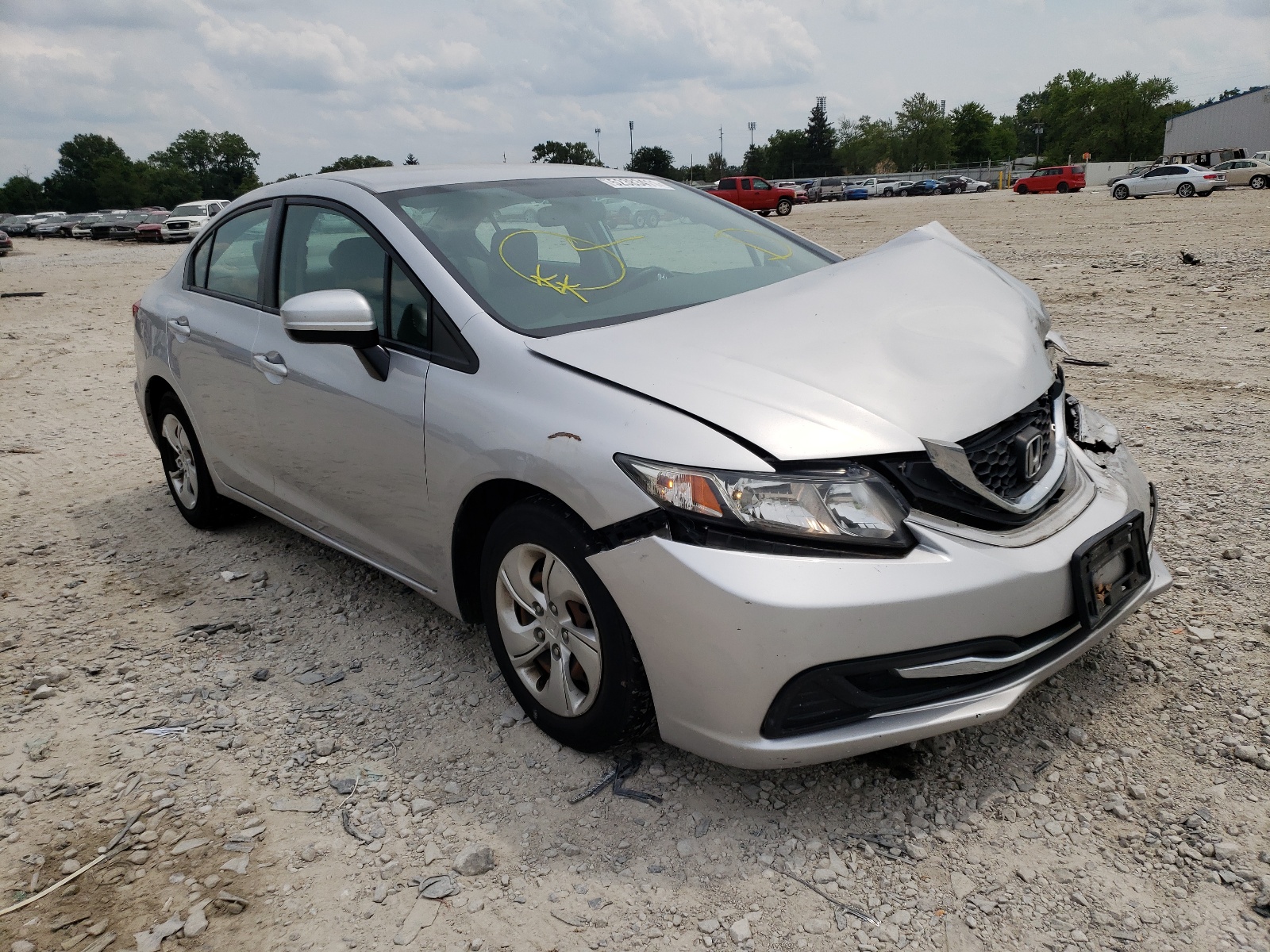 Photo 1 from auction – 2015 HONDA CIVIC LX with VIN 19XFB2F53FE032413
