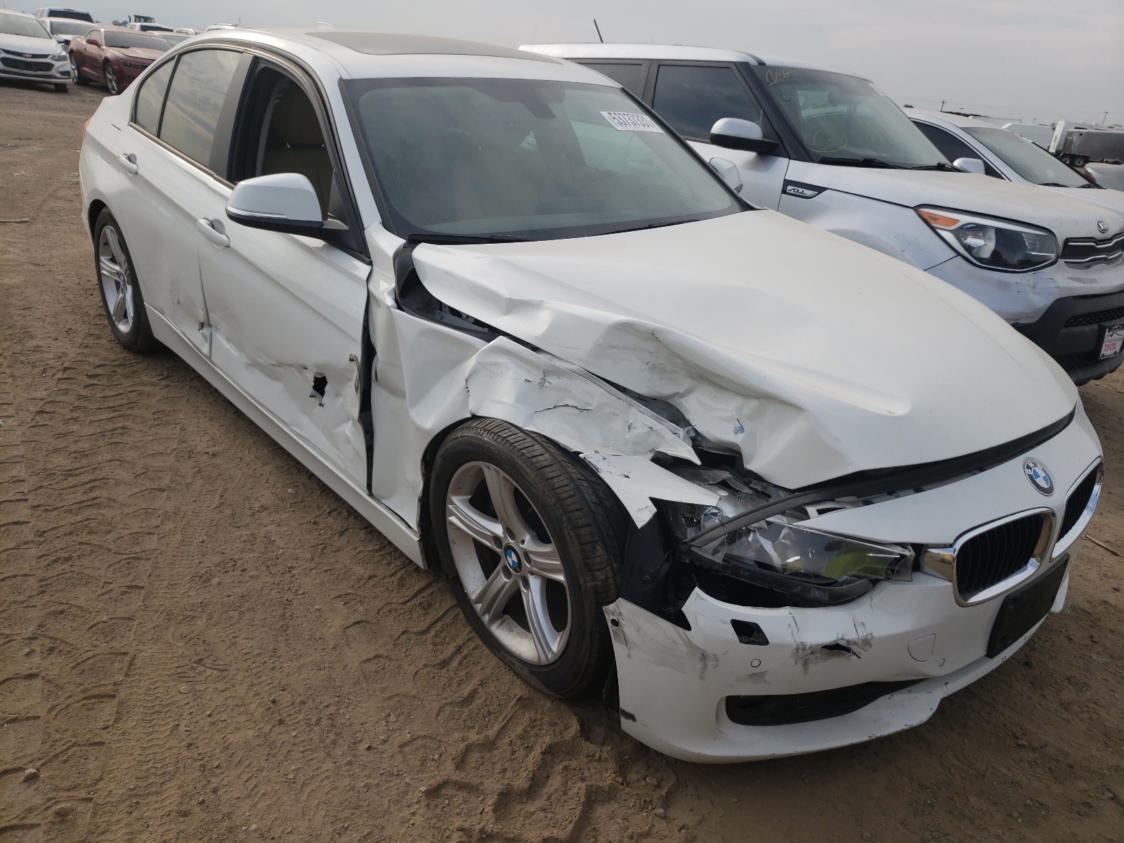 BMW 328 XI SUL 2013 with VIN WBA3B5G50DNS04874 - Photo from auction