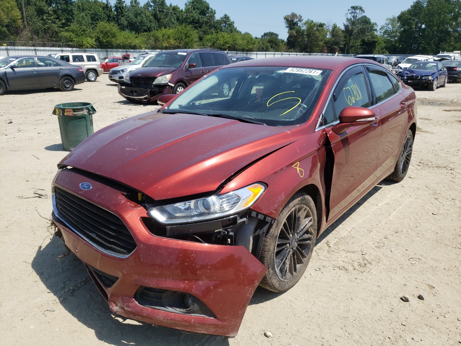 Photo 2 from auction – 2014 FORD FUSION SE with VIN 3FA6P0HD7ER312472