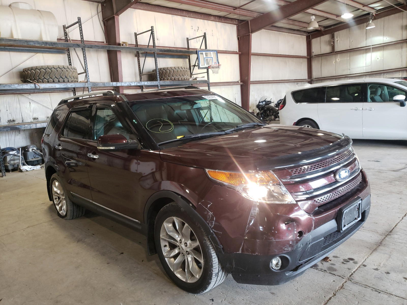 FORD EXPLORER L 2012 with VIN 1FMHK8F81CGA03974 - Photo from auction