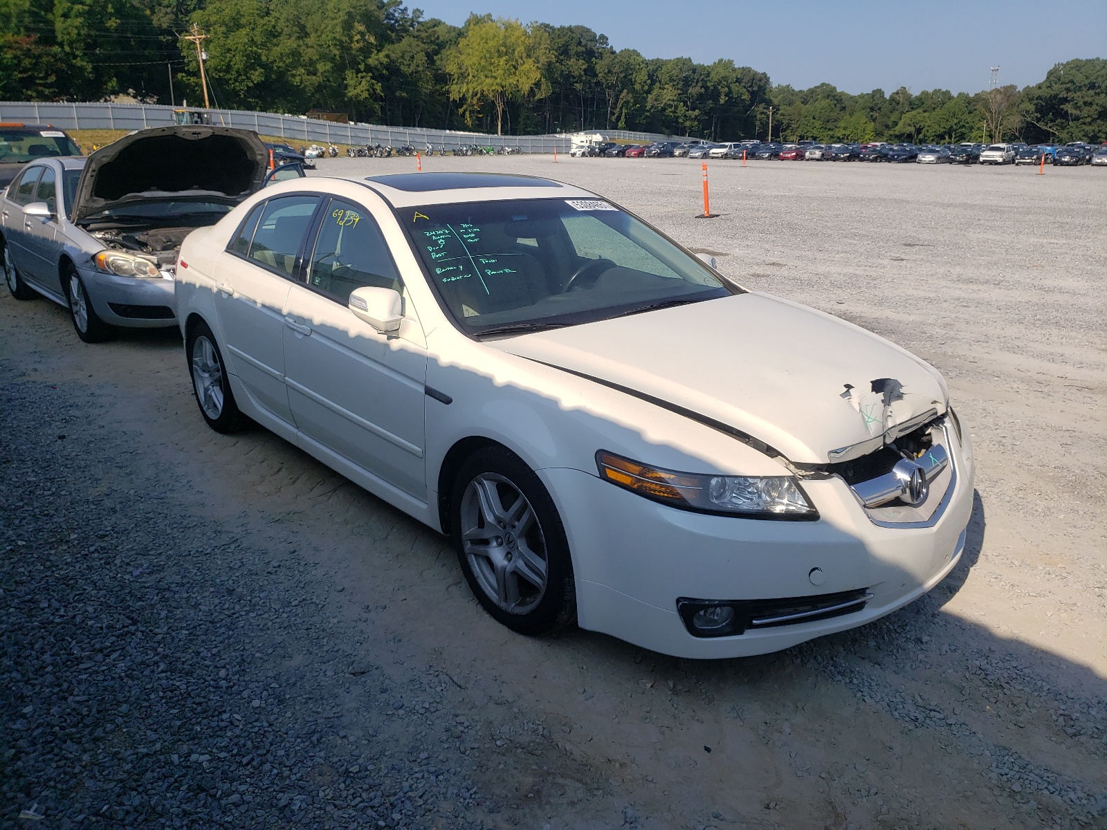 ACURA TL 2007 with VIN 19UUA66257A017361 - Photo from auction