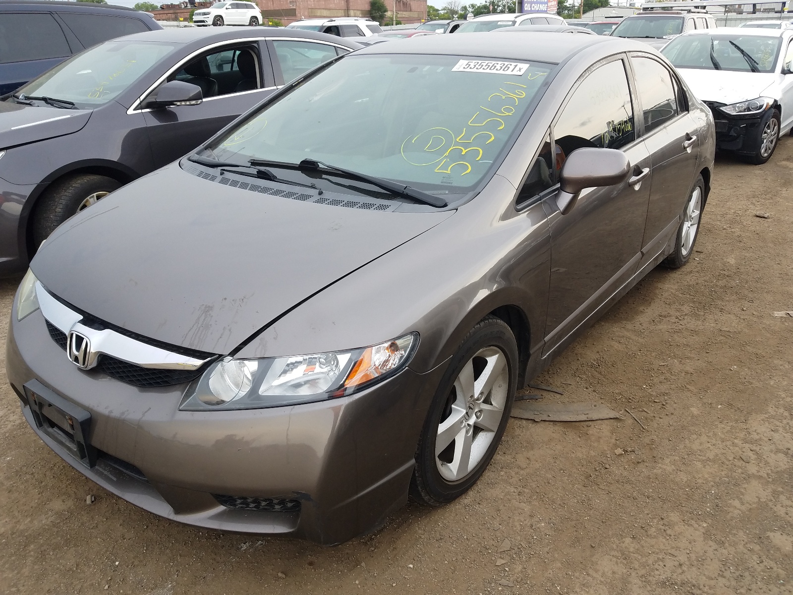 Photo 2 from auction – 2009 HONDA CIVIC LX with VIN 19XFA16539E016908