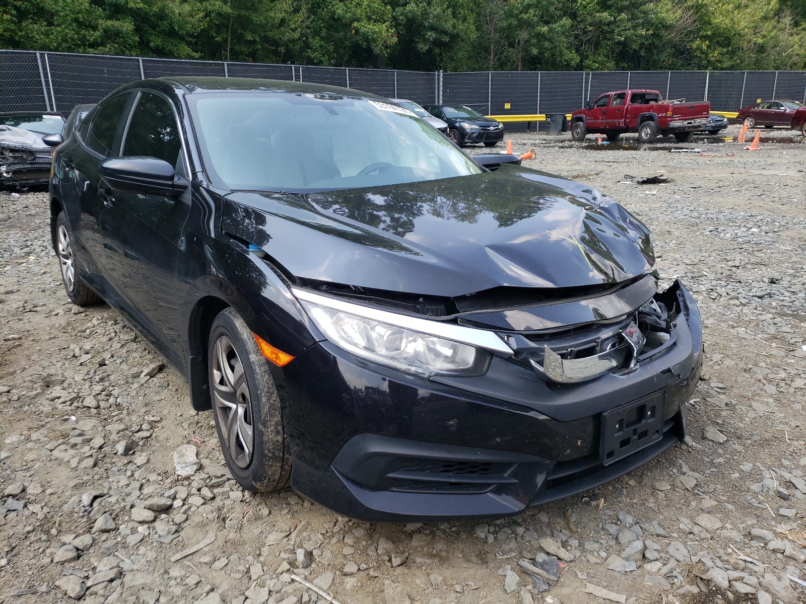 Photo 1 from auction – 2018 HONDA CIVIC LX with VIN 2HGFC2F56JH505507