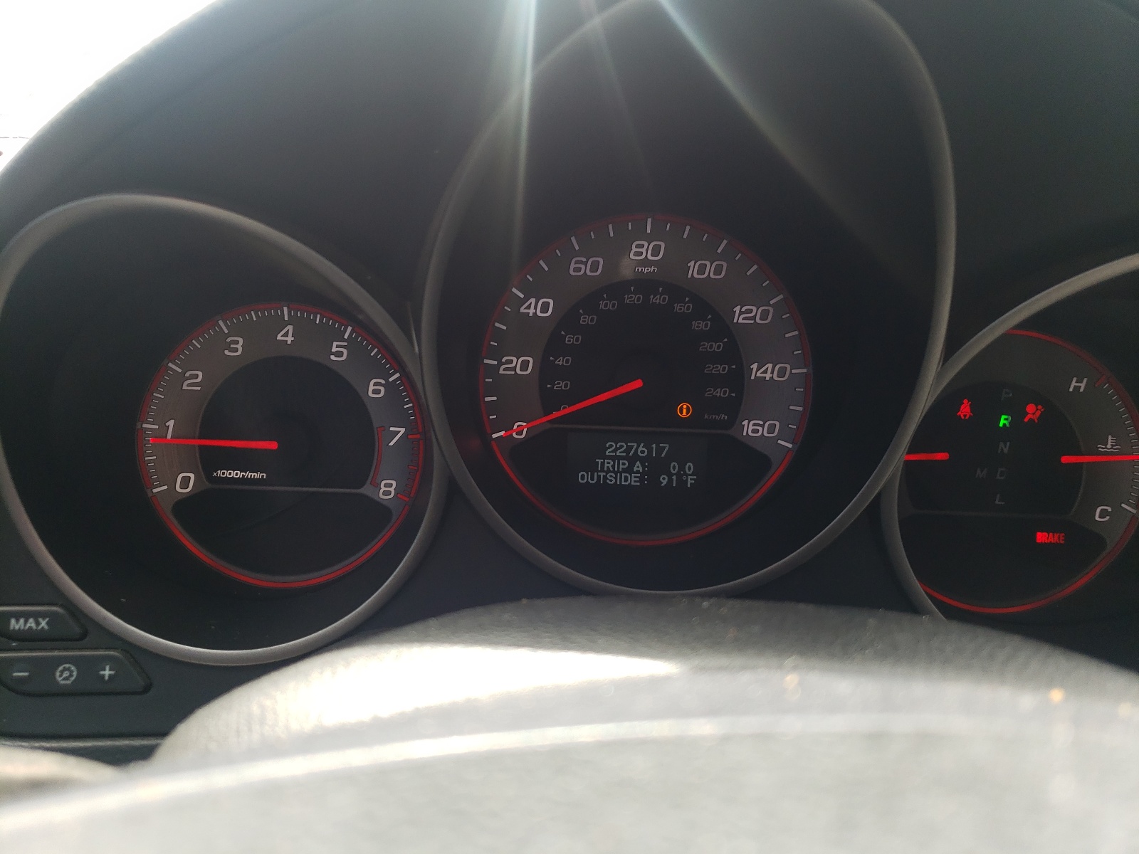 Photo 8 from auction – 2007 ACURA TL TYPE S with VIN 19UUA76567A048473