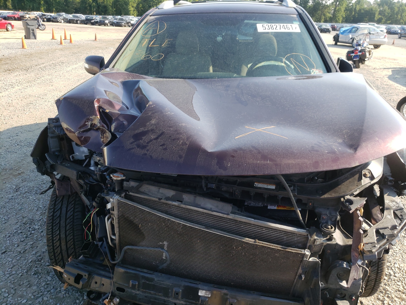 Photo 7 from auction – 2013 KIA SORENTO LX with VIN 5XYKT3A60DG338129