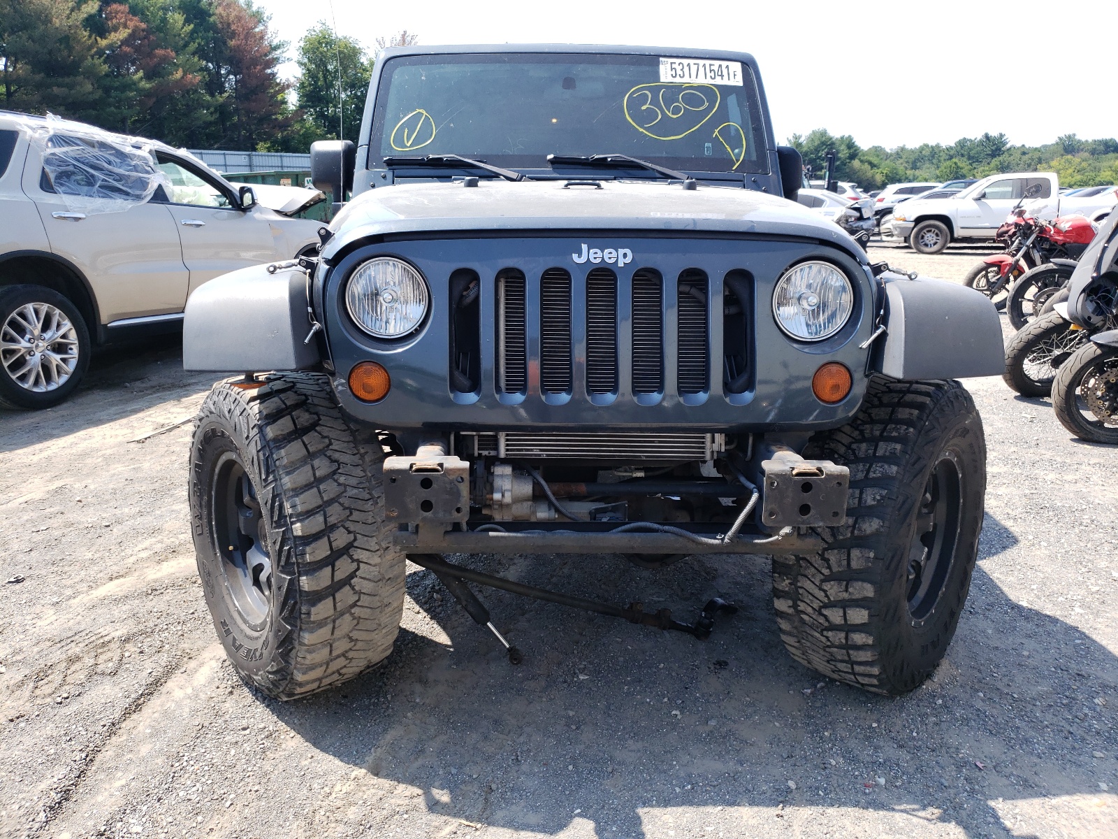 Photo 9 from auction – 2008 JEEP WRANGLER U with VIN 1J8GA69198L600884