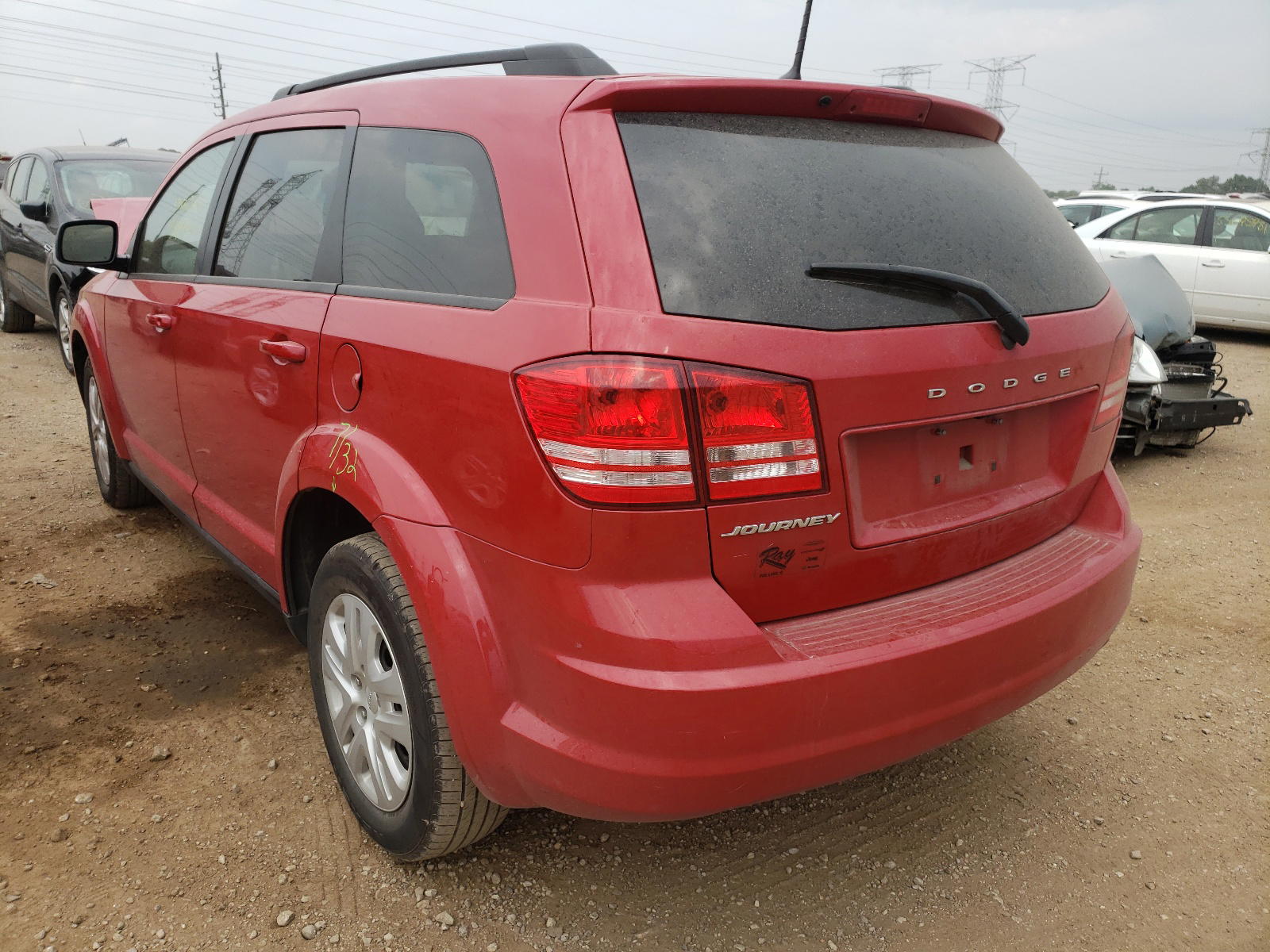 Photo 3 from auction – 2018 DODGE JOURNEY SE with VIN 3C4PDCAB6JT534659