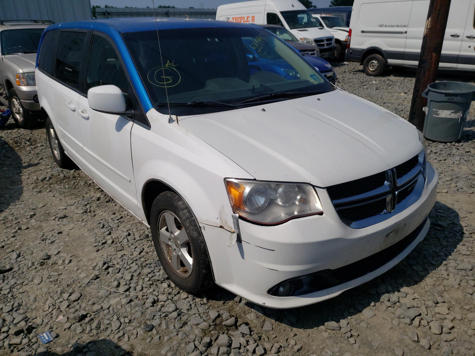 DODGE GRAND CARA 2012 with VIN 2C4RDGDGXCR196941 - Photo from auction