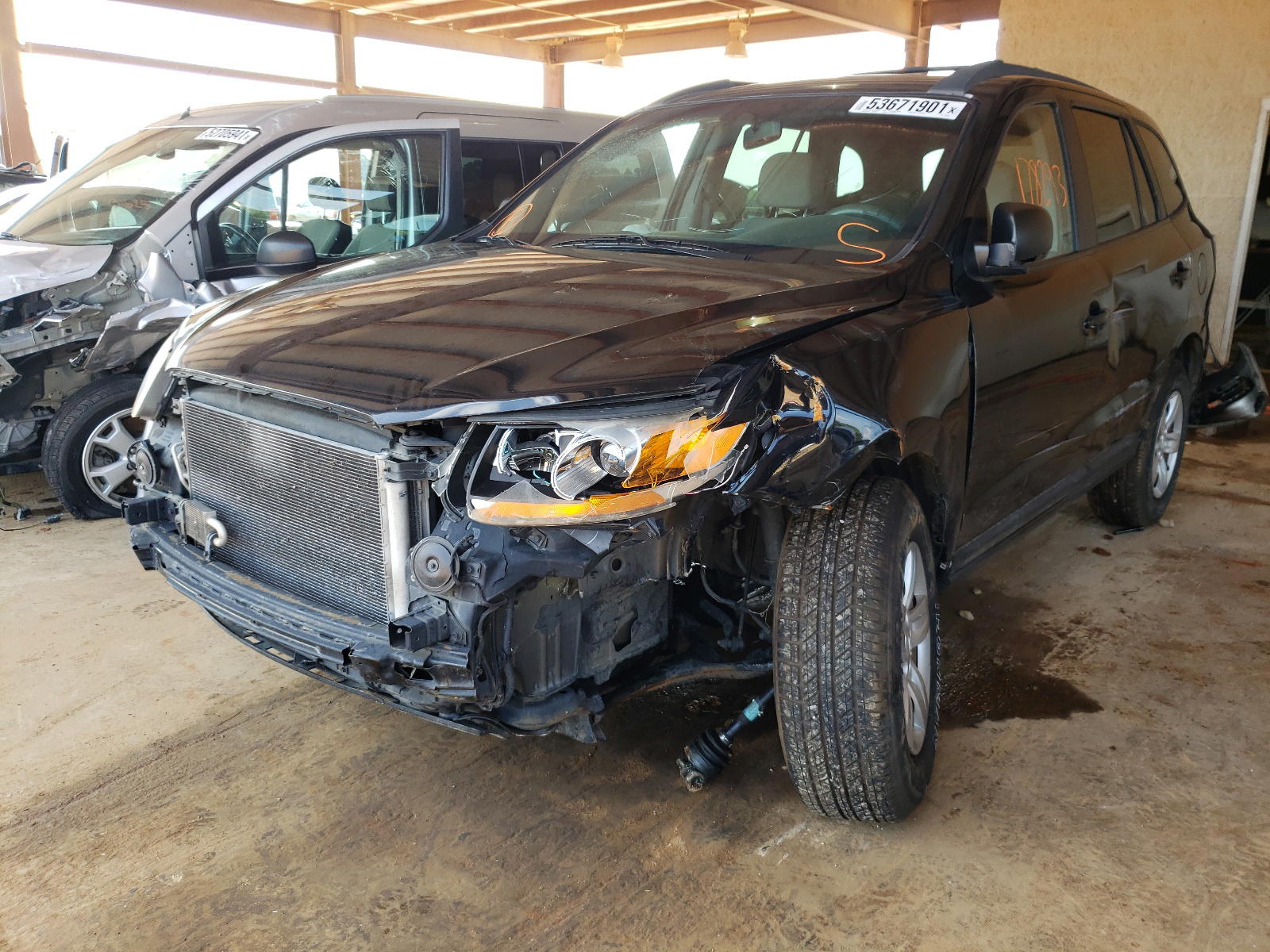 Photo 2 from auction – 2009 HYUNDAI SANTA FE G with VIN 5NMSG73D19H296350