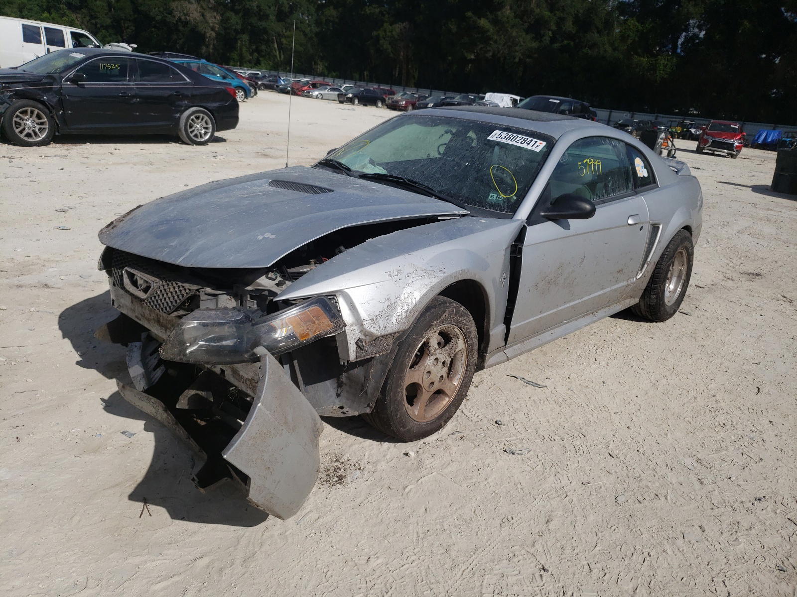 Photo 2 from auction – 2000 FORD MUSTANG with VIN 1FAFP4041YF263967