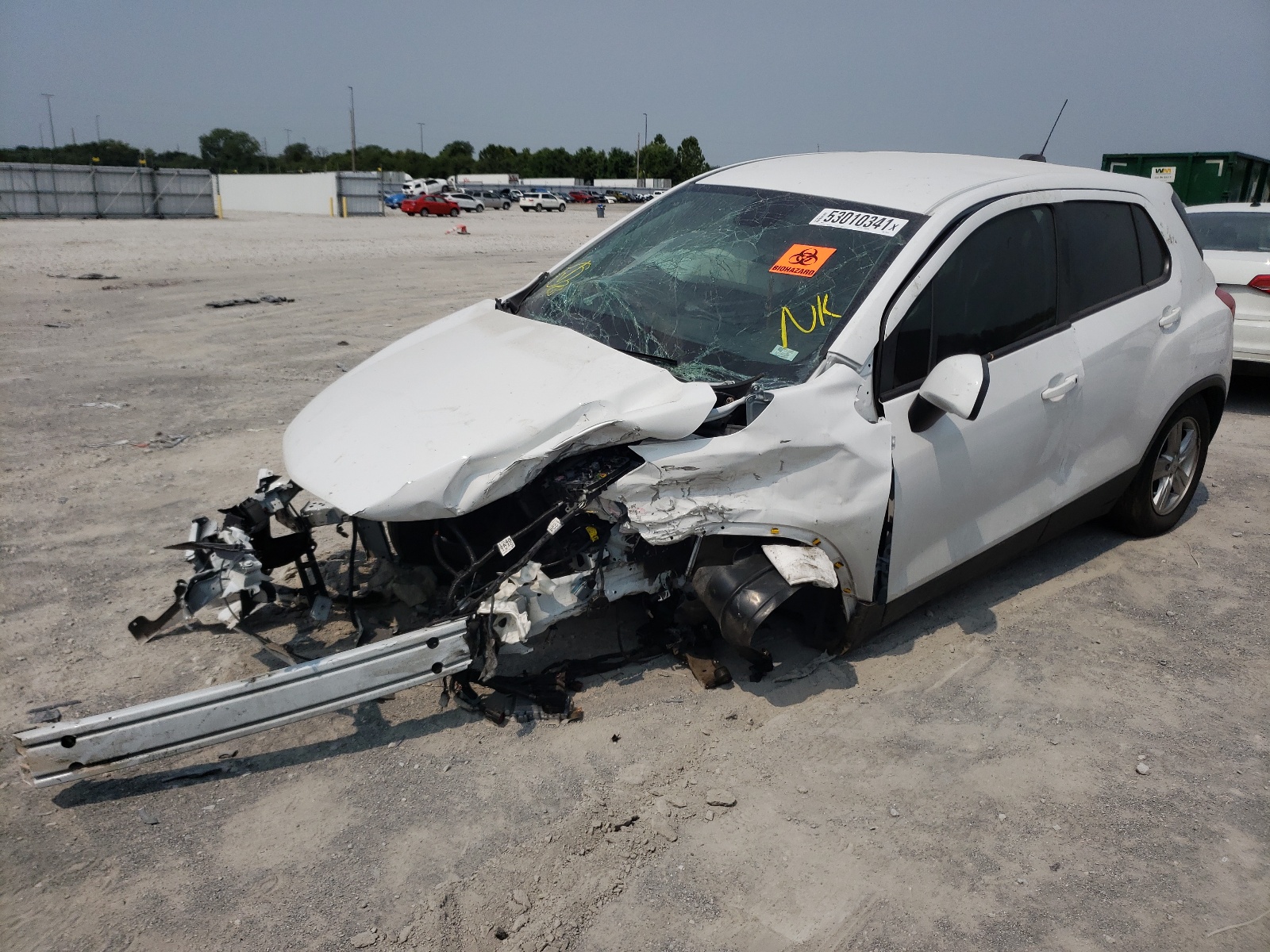 Photo 2 from auction – 2020 CHEVROLET TRAX LS with VIN KL7CJKSB0LB083892