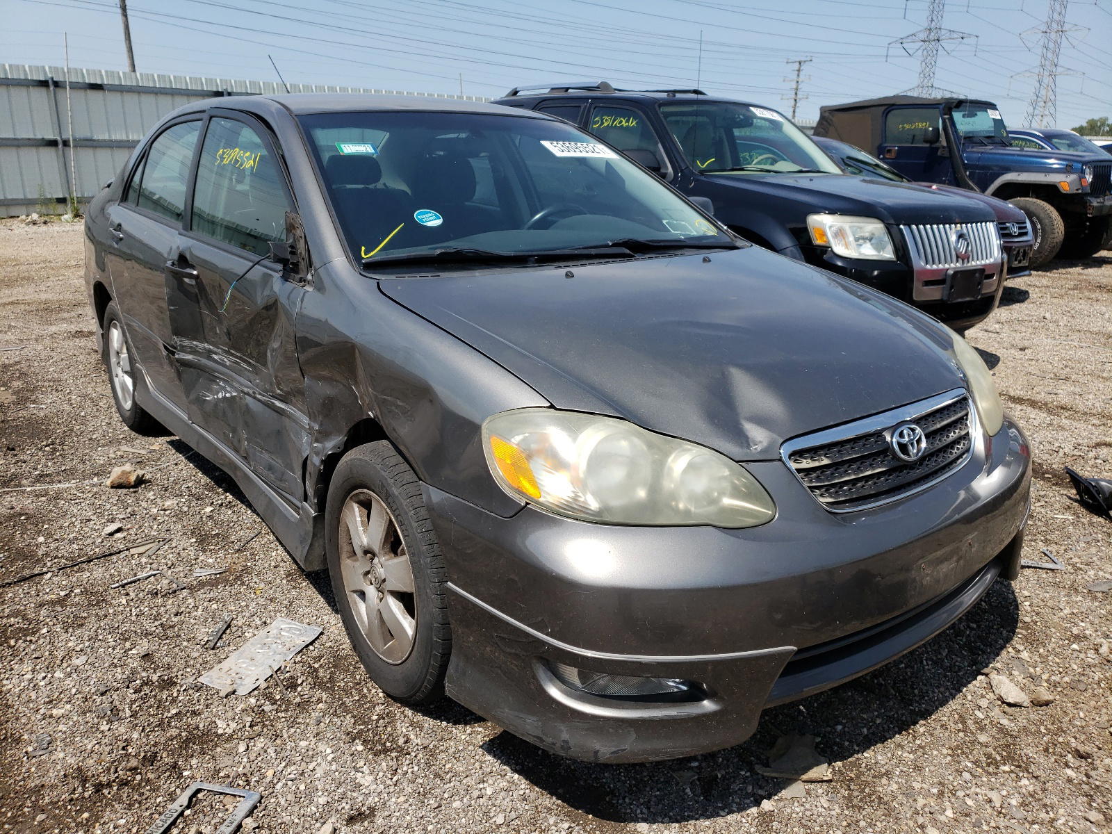 TOYOTA COROLLA CE 2007 with VIN 2T1BR32E37C774316 - Photo from auction