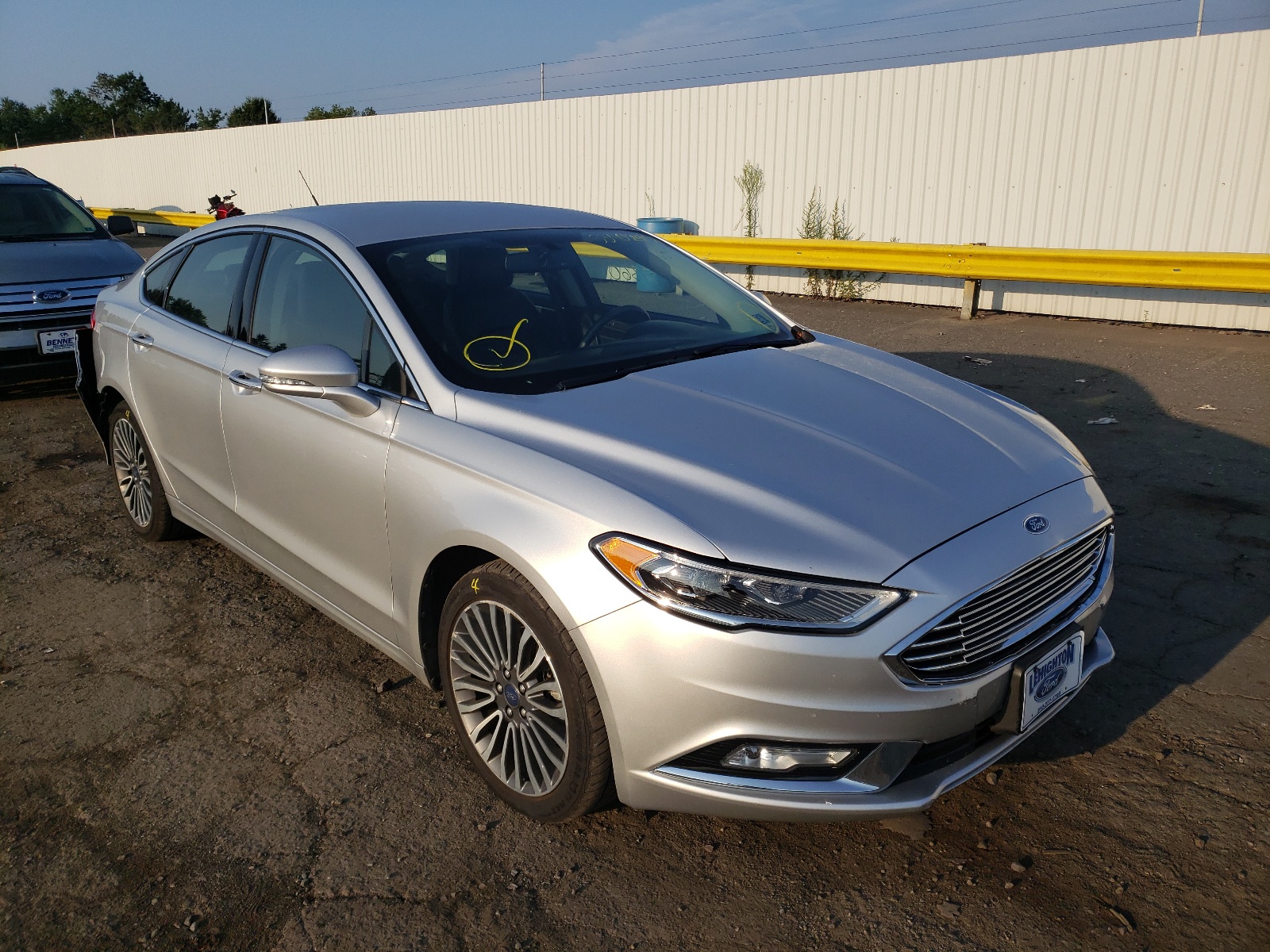 FORD FUSION SE 2017 with VIN 3FA6P0T99HR308401 - Photo from auction