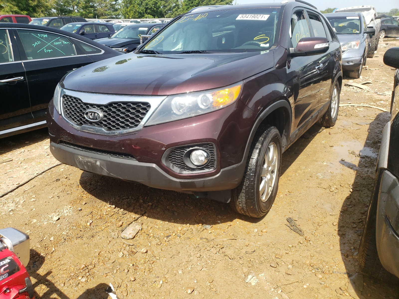 Photo 2 from auction – 2012 KIA SORENTO BA with VIN 5XYKT3A66CG253343