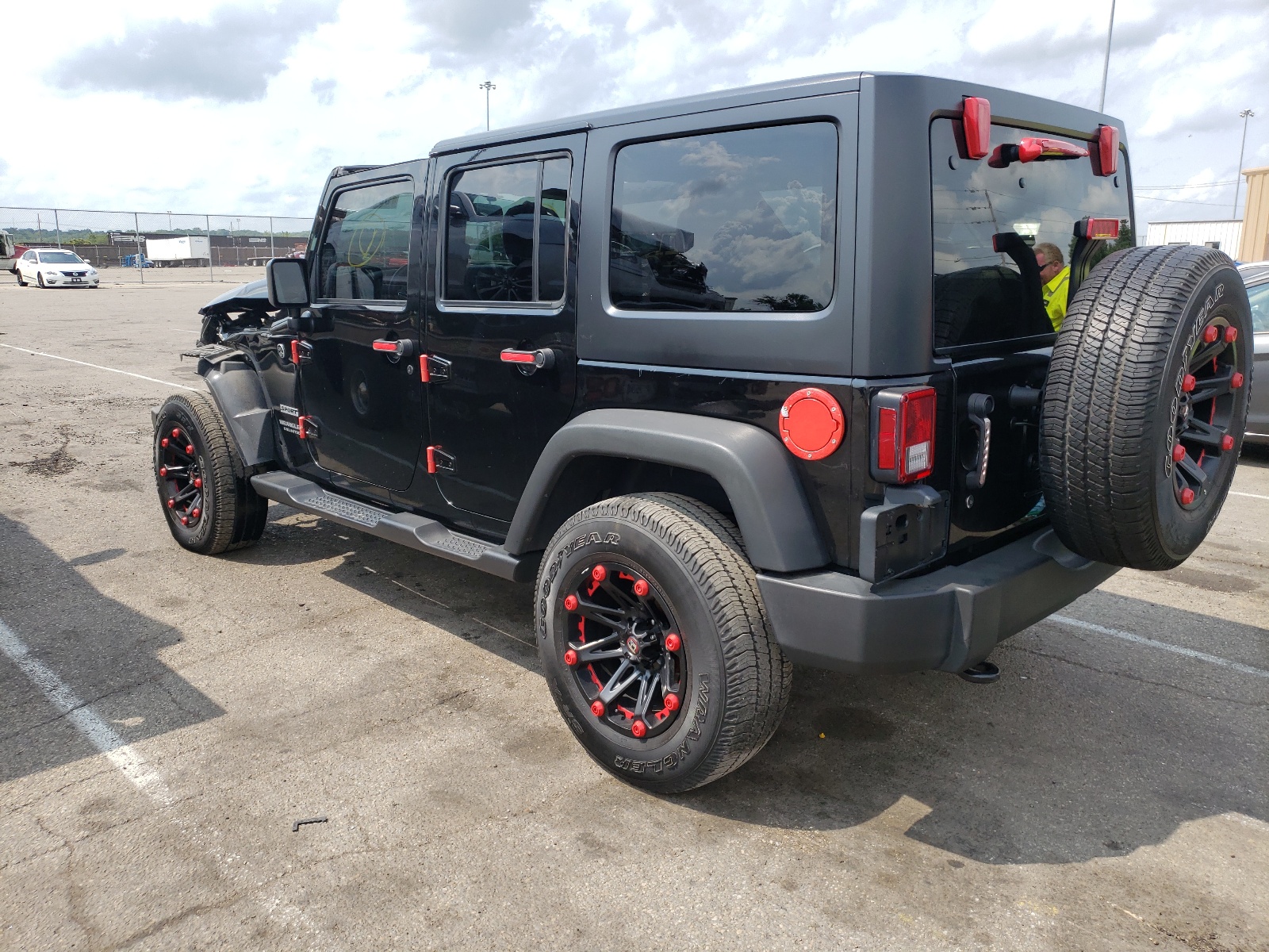 Photo 3 from auction – 2017 JEEP WRANGLER with VIN 1C4BJWDG0HL632359
