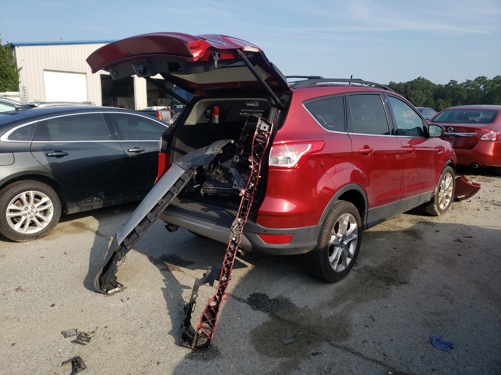 Photo 4 from auction – 2015 FORD ESCAPE SE with VIN 1FMCU0G97FUC56283