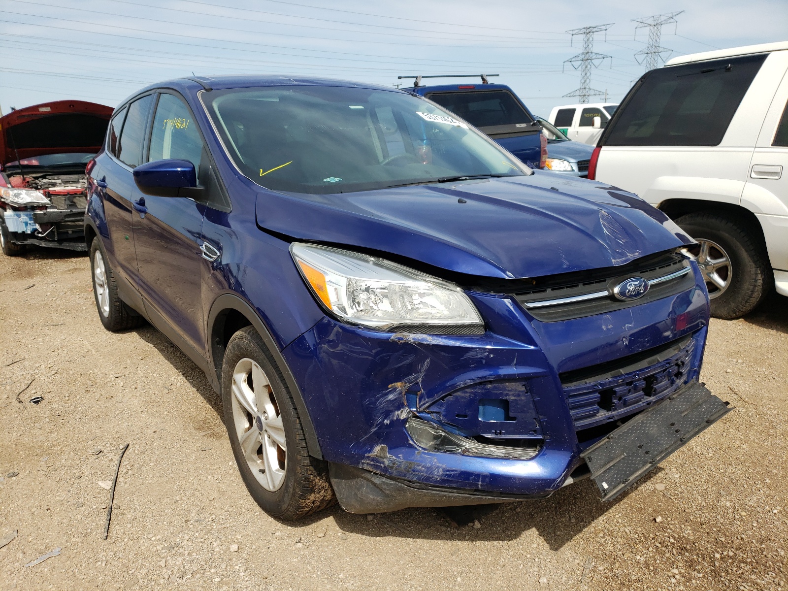 FORD ESCAPE SE 2016 with VIN 1FMCU9GX3GUC07134 - Photo from auction