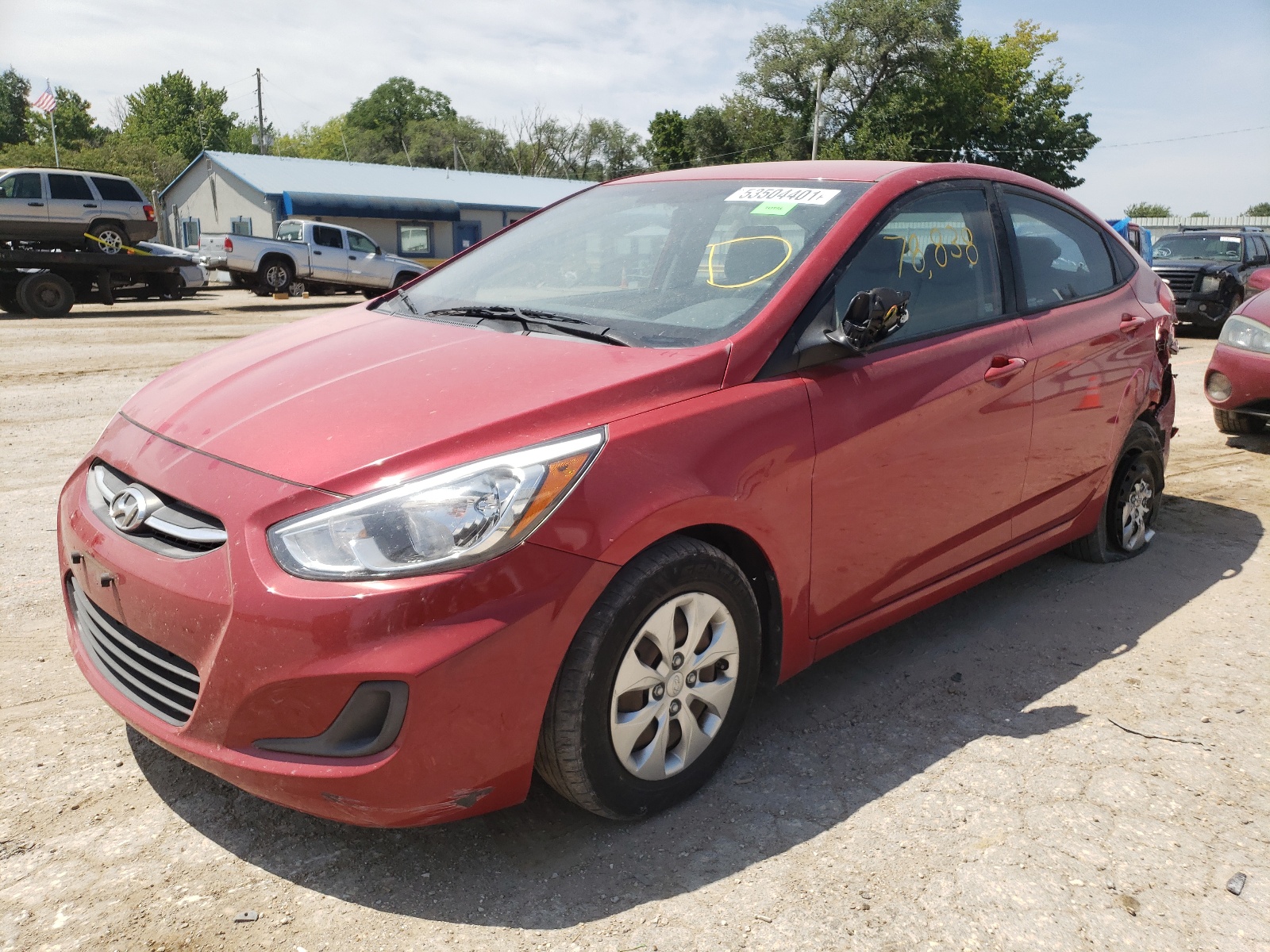 Photo 2 from auction – 2016 HYUNDAI ACCENT SE with VIN KMHCT4AE1GU014820
