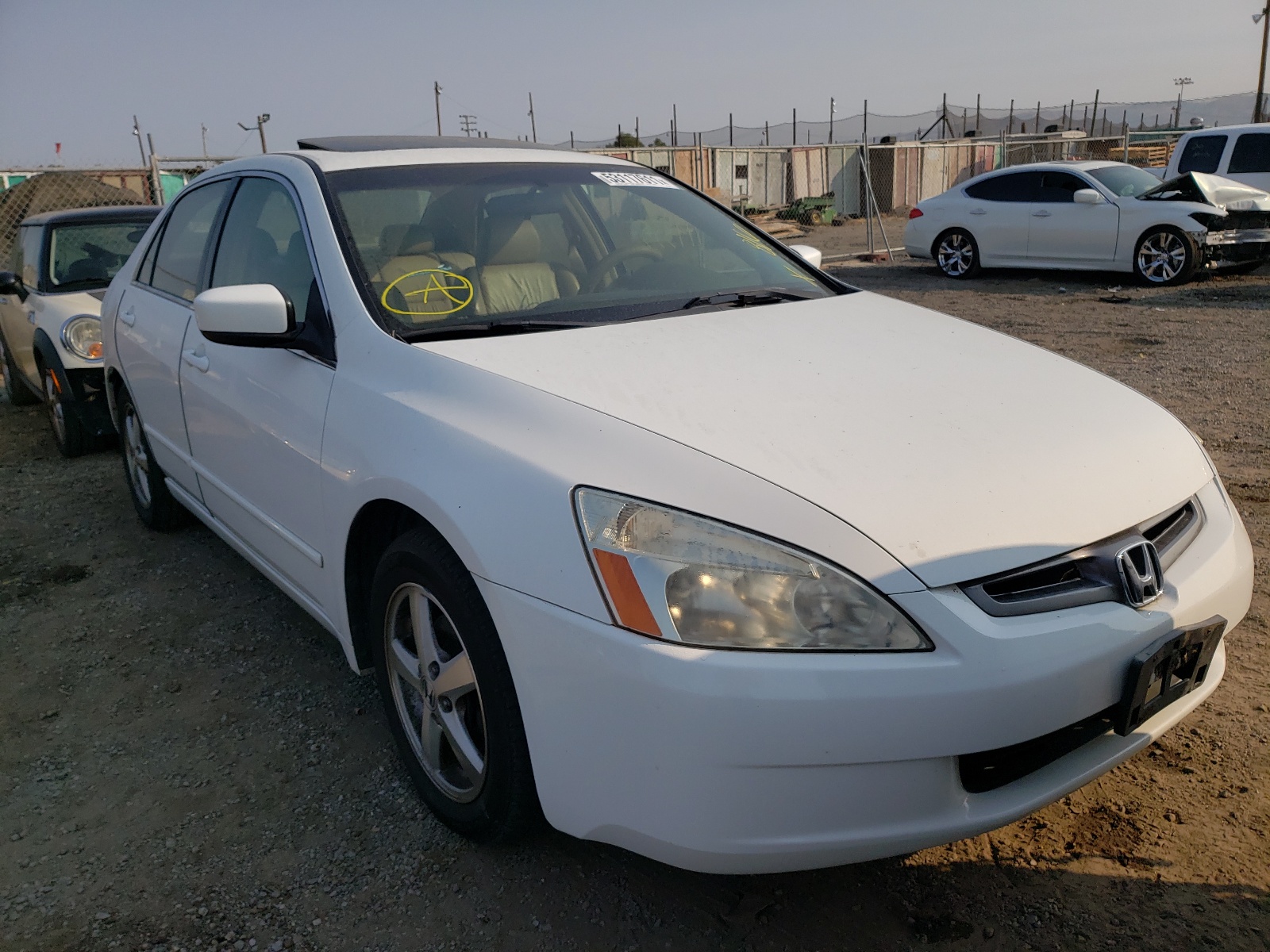HONDA ACCORD EX 2003 with VIN JHMCM56663C049070 - Photo from auction