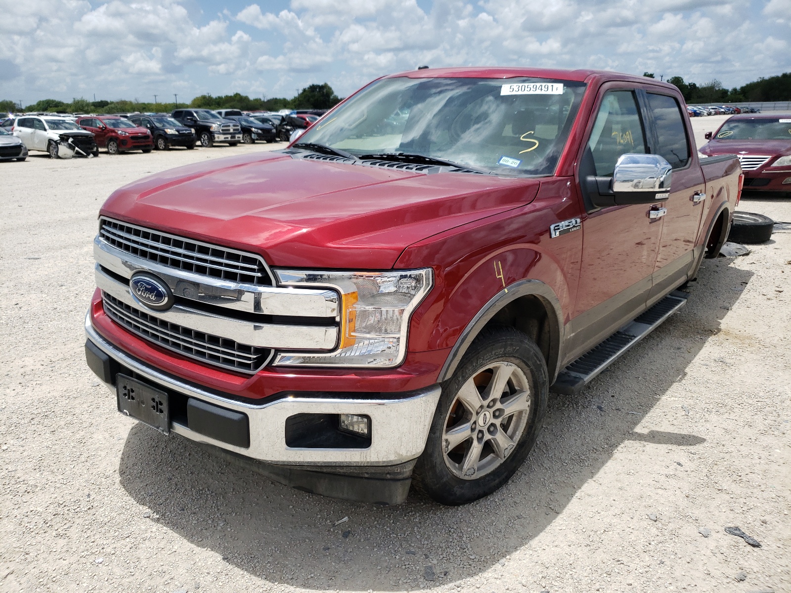 Photo 2 from auction – 2018 FORD F150 SUPER with VIN 1FTEW1CG8JKD59346