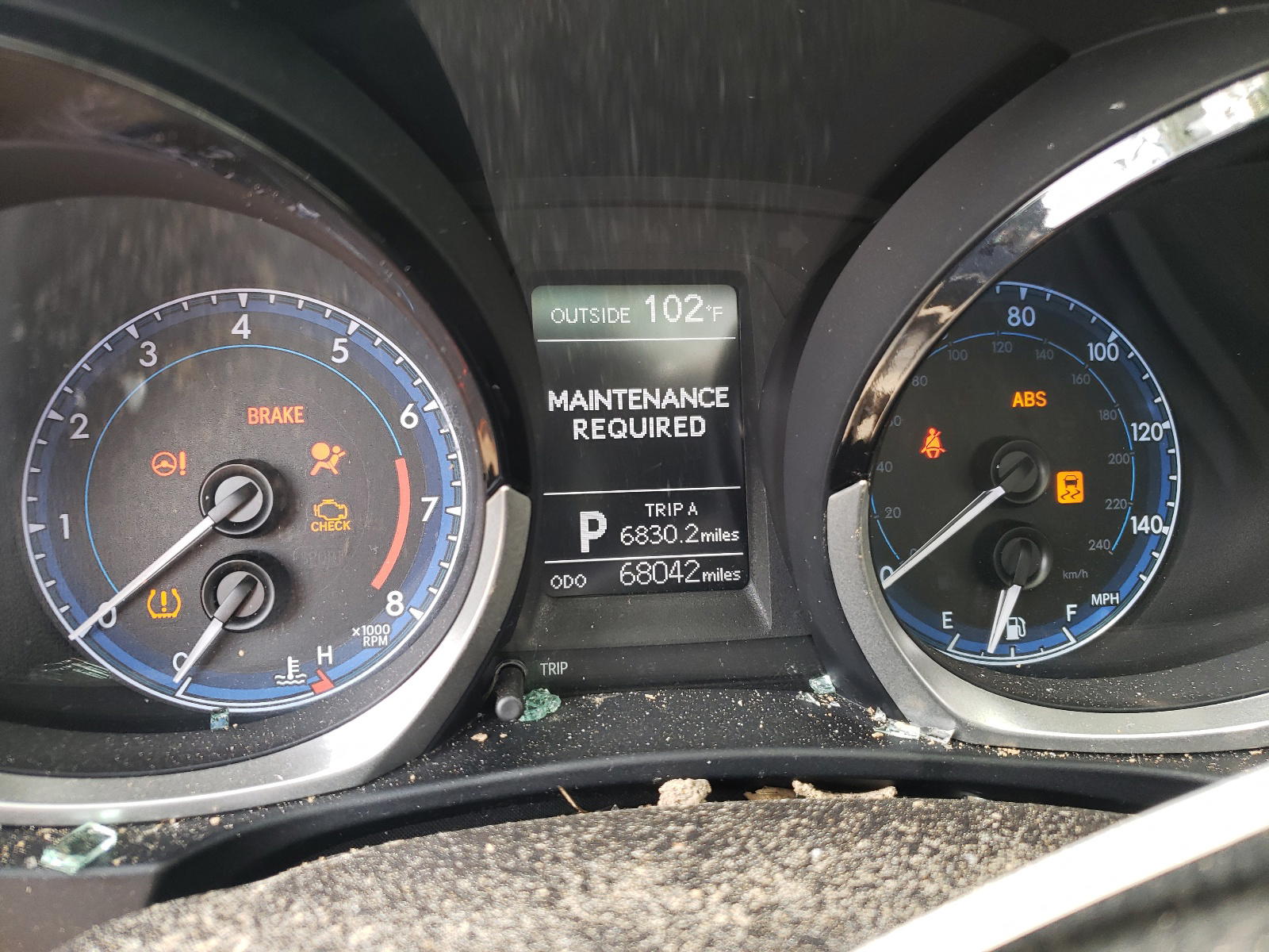 Photo 8 from auction – 2016 TOYOTA COROLLA L with VIN 5YFBURHE1GP488473