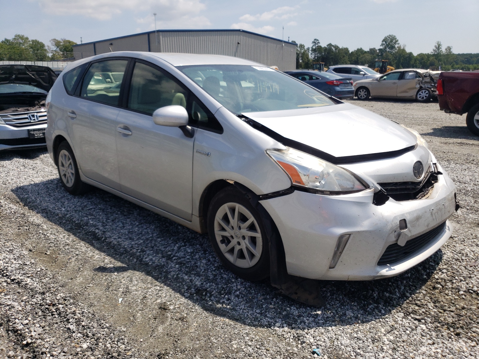 TOYOTA PRIUS V 2012 with VIN JTDZN3EU6C3181923 - Photo from auction