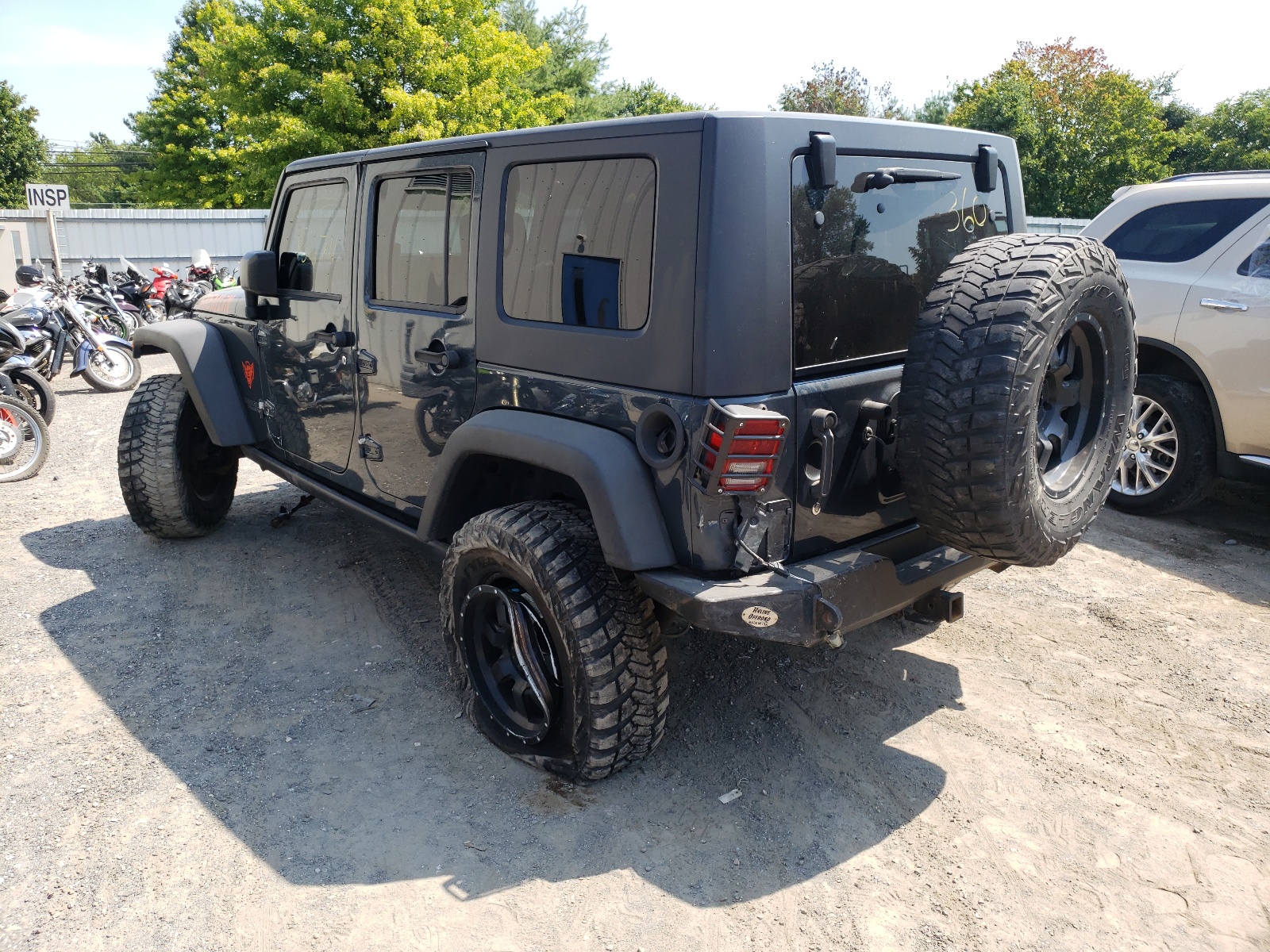 Photo 3 from auction – 2008 JEEP WRANGLER U with VIN 1J8GA69198L600884