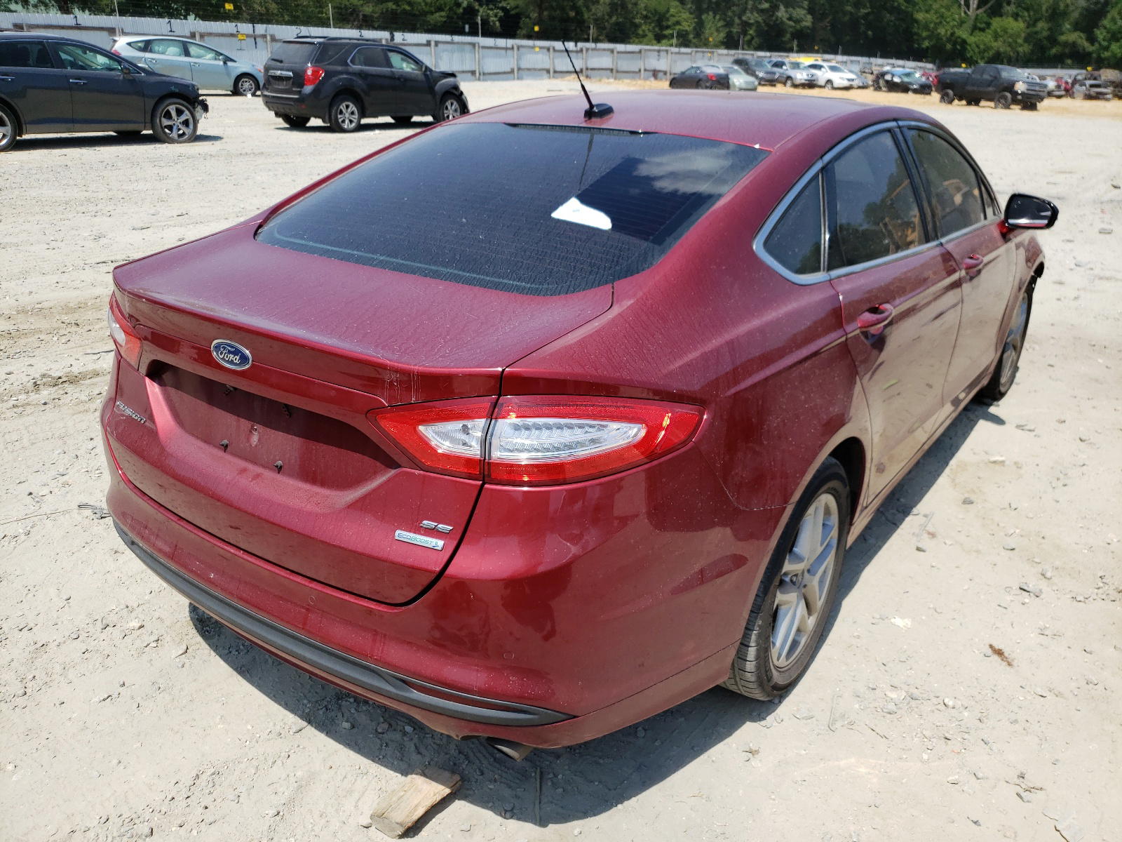 Photo 4 from auction – 2016 FORD FUSION SE with VIN 3FA6P0HDXGR128730